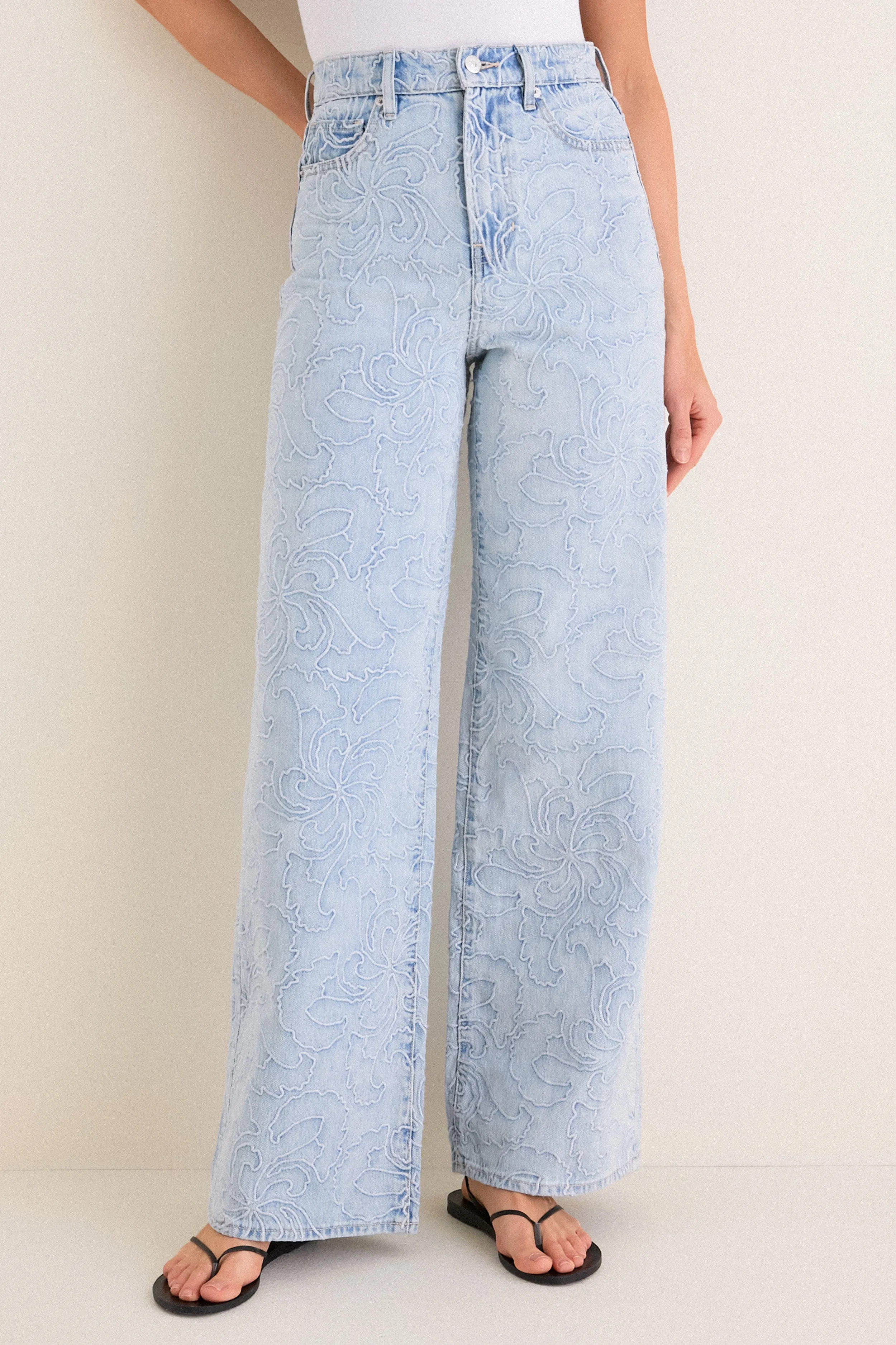 Sun Spark Taylor High Rise Wide Leg sold by Tuckernuck