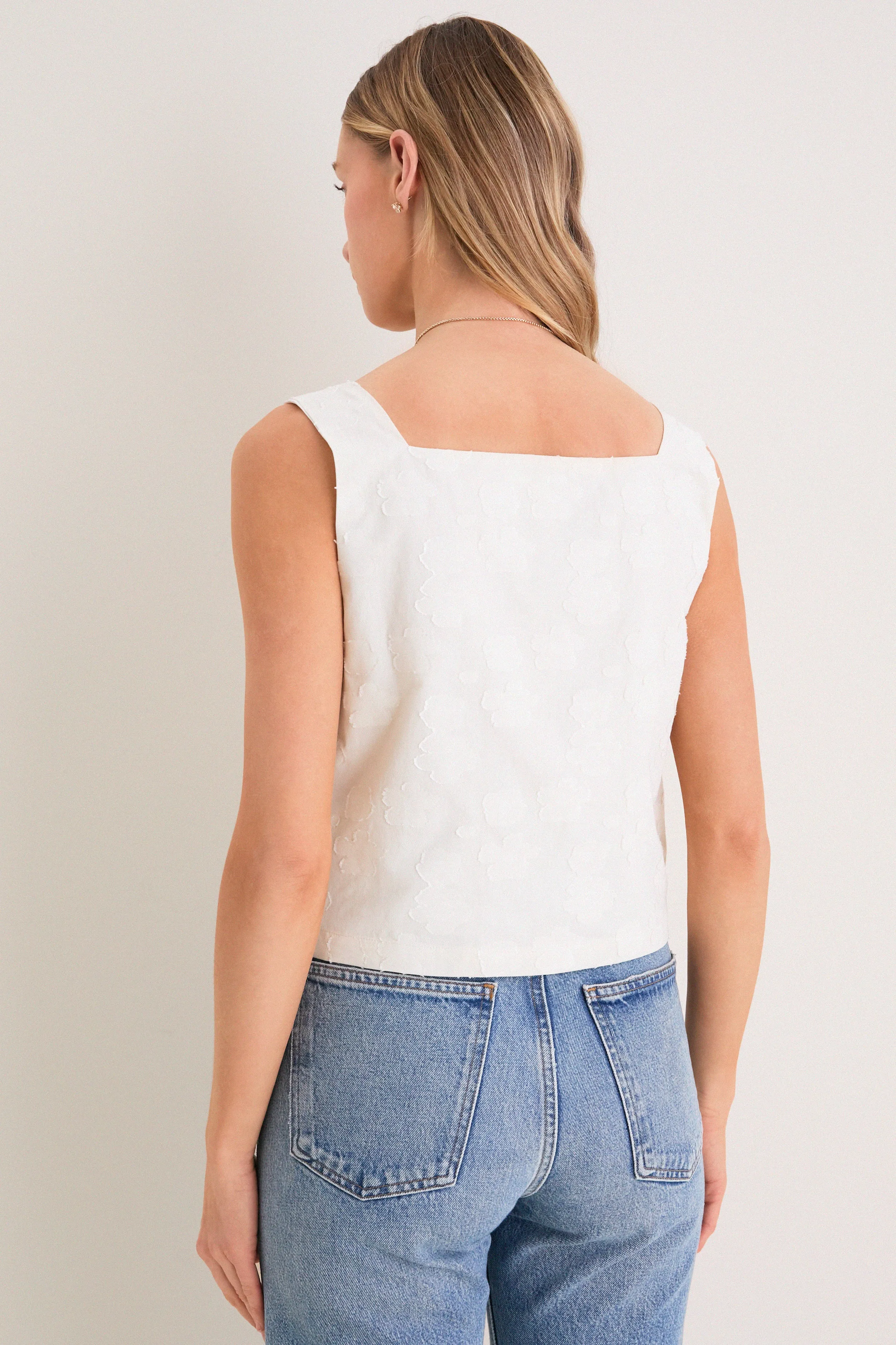 Ivory Jacquard Roma Top 2 sold by Tuckernuck product image thumbnail 4