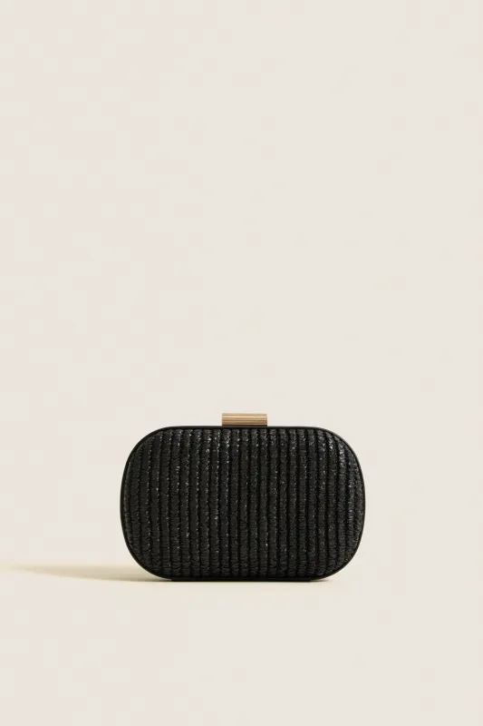 Black Alix Evening Bag sold by Tuckernuck