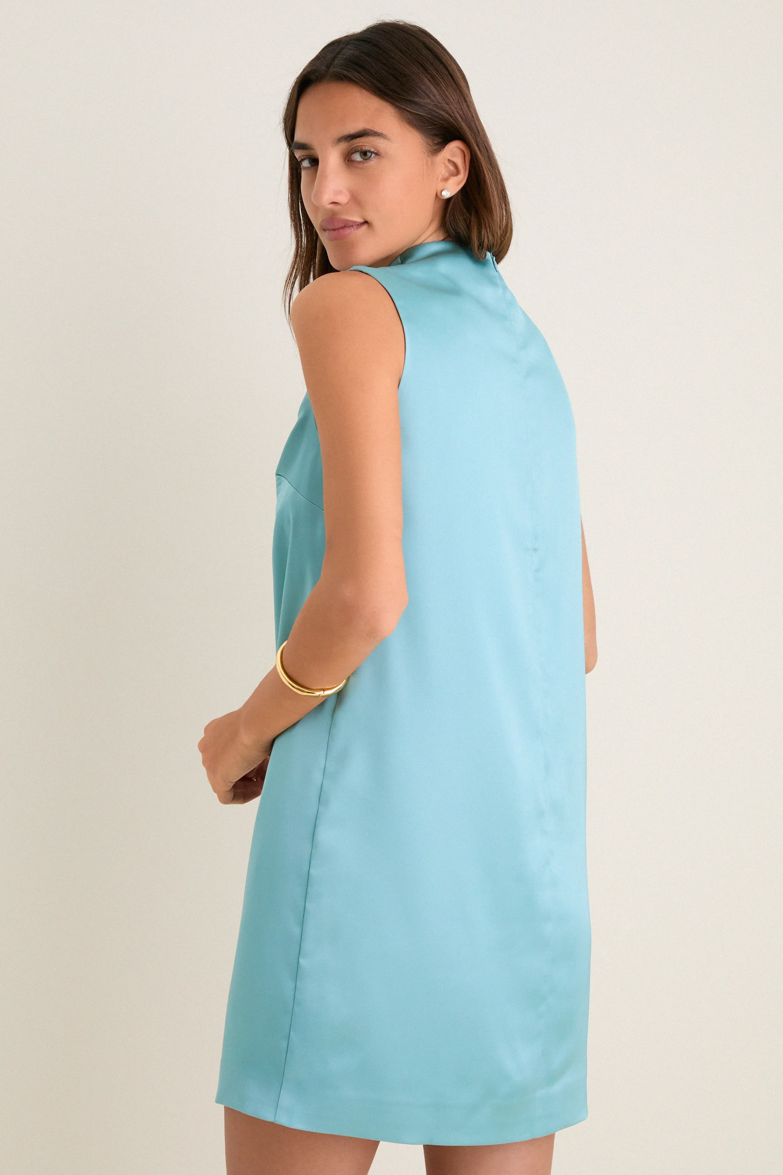 Cameo Blossom Embroidered Duchess Satin Agnes Dress sold by Tuckernuck product image thumbnail 4