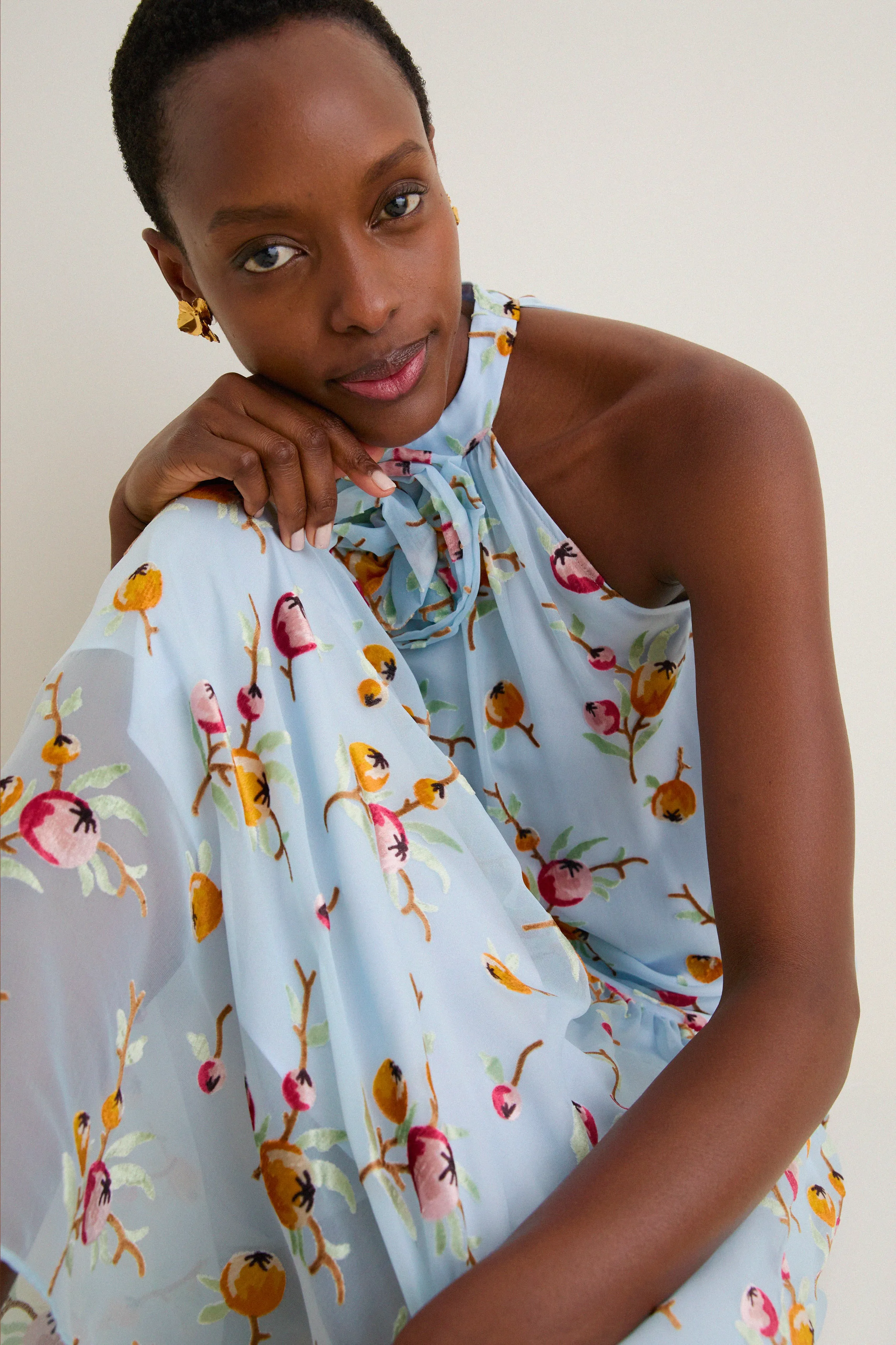 Blue Freya Print Tank Dress sold by Tuckernuck product image thumbnail 2