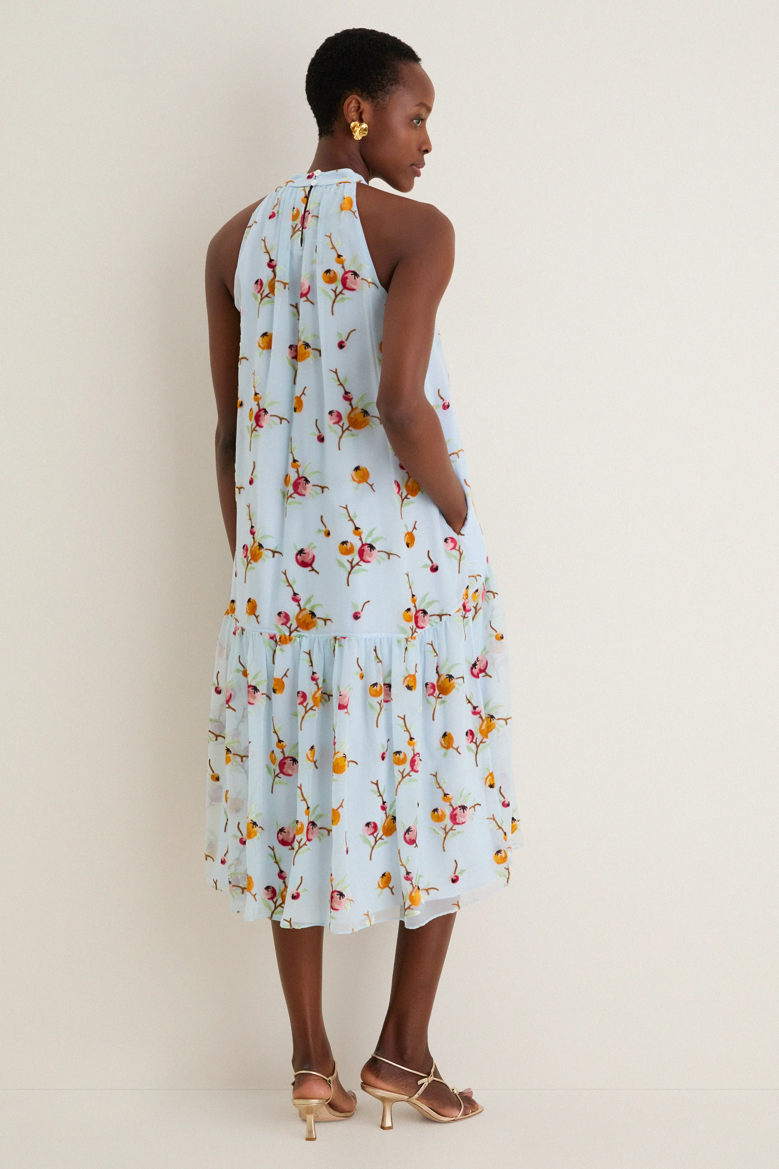 Blue Freya Print Tank Dress sold by Tuckernuck product image thumbnail 5