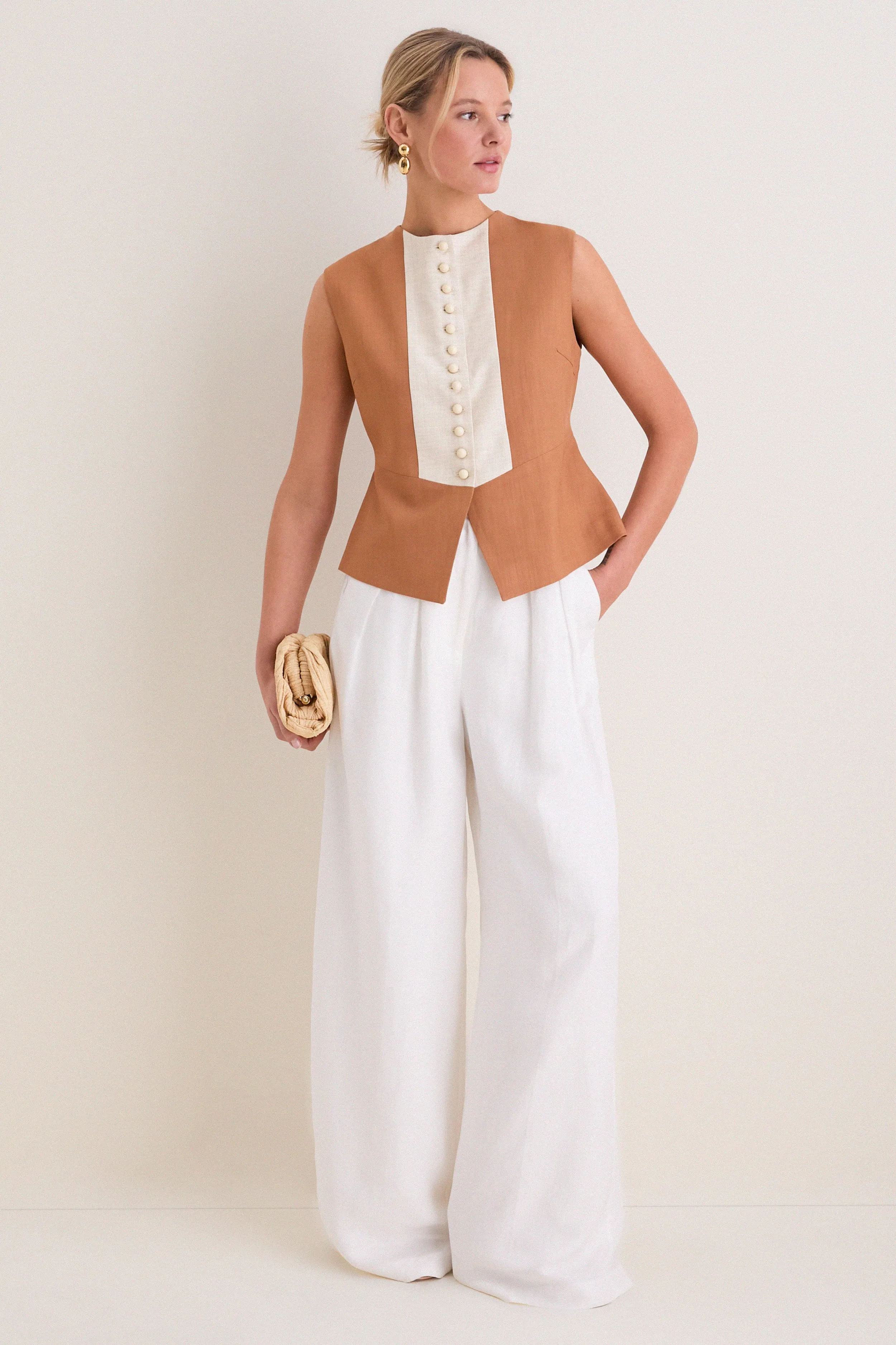 Camel Norma Soft Vest sold by Tuckernuck product image thumbnail 2