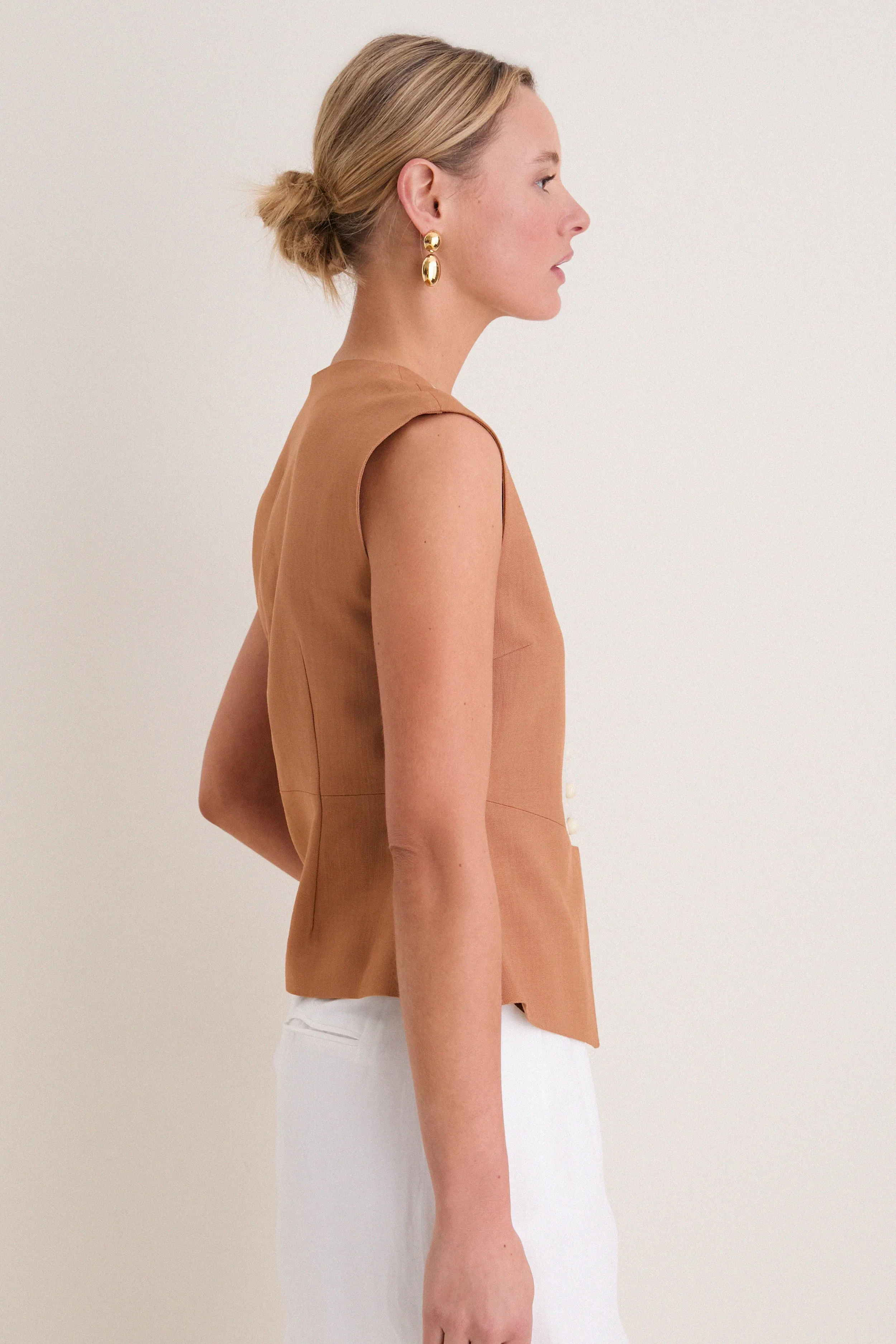 Camel Norma Soft Vest sold by Tuckernuck product image thumbnail 3