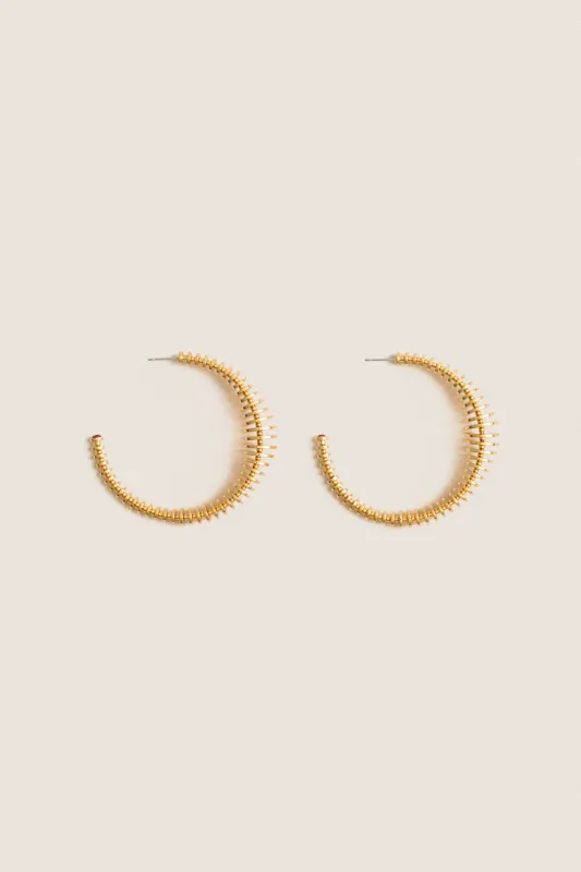 Discus Hoop Earrings sold by Tuckernuck