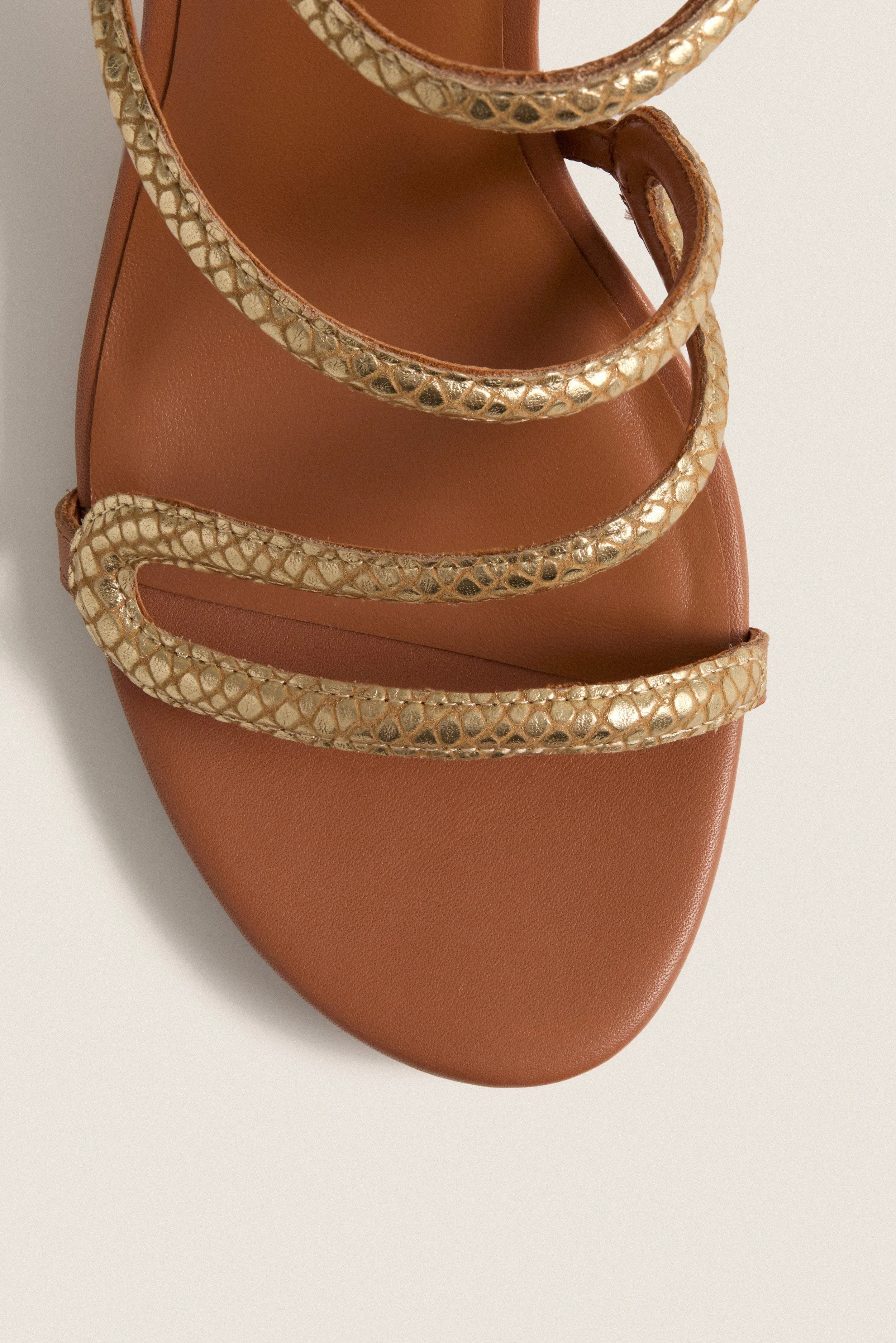 Champagne Lara Heels sold by Tuckernuck product image thumbnail 5