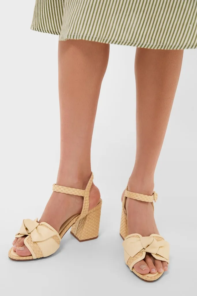 Creamy Maxi Clarita Padded Raffia 75 Heels sold by Tuckernuck product image thumbnail 2