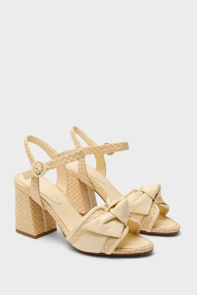 Creamy Maxi Clarita Padded Raffia 75 Heels sold by Tuckernuck product image thumbnail 3