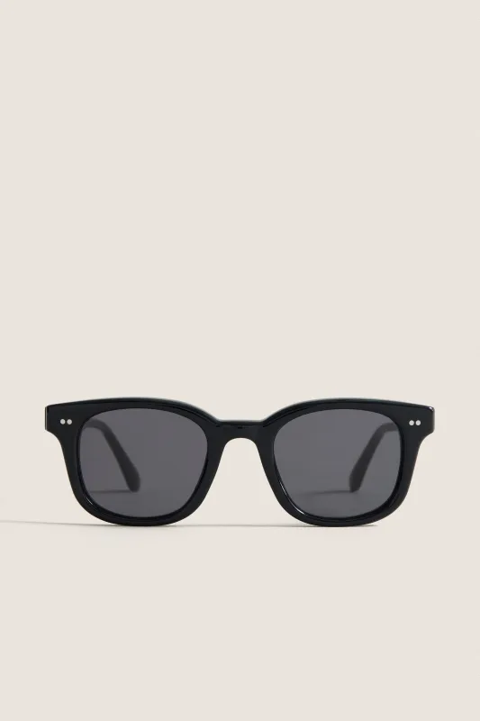Black 02 Sunglasses sold by Tuckernuck