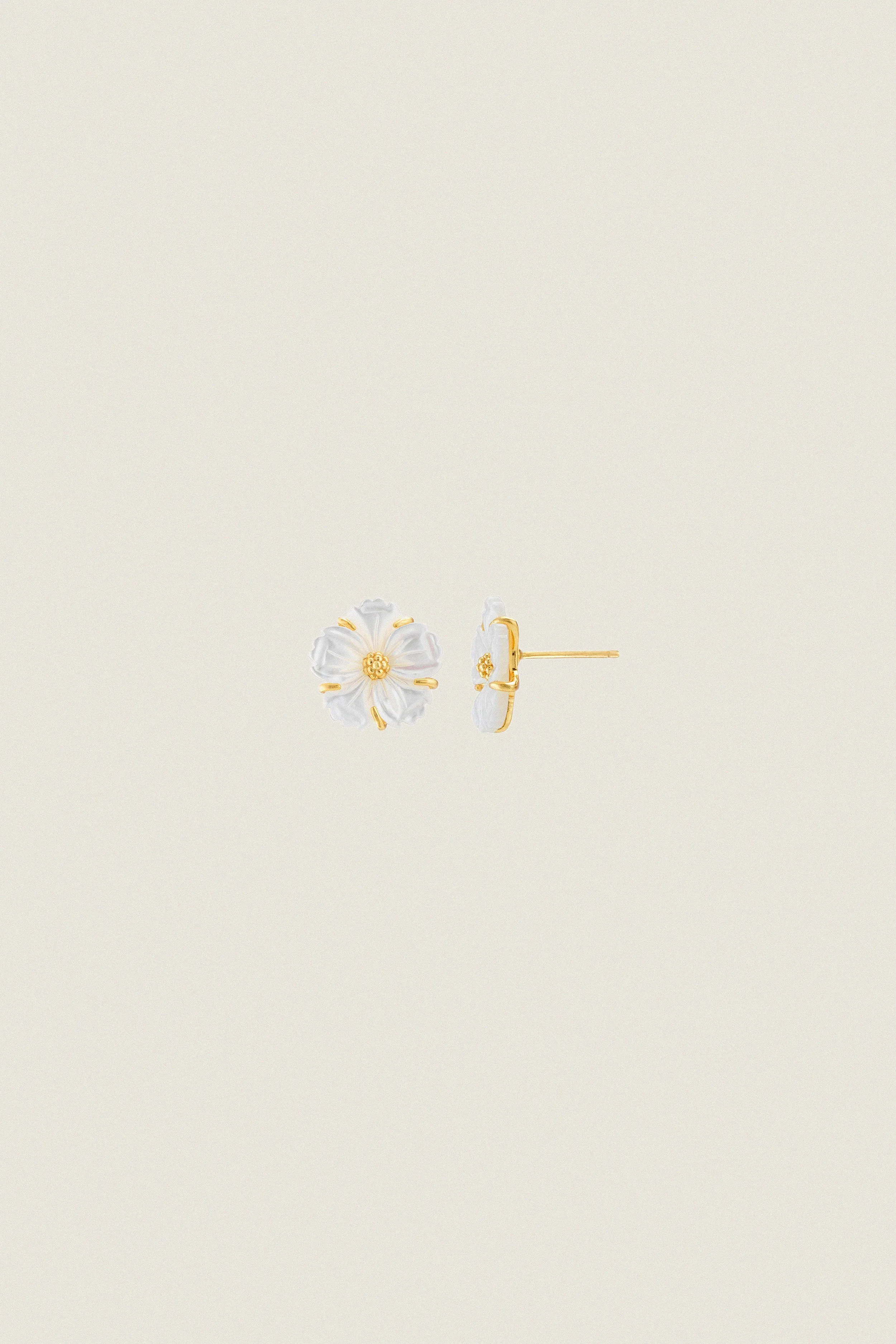 Mother of Pearl Meadow Garden Petite Stud Earrings sold by Tuckernuck product image thumbnail 3