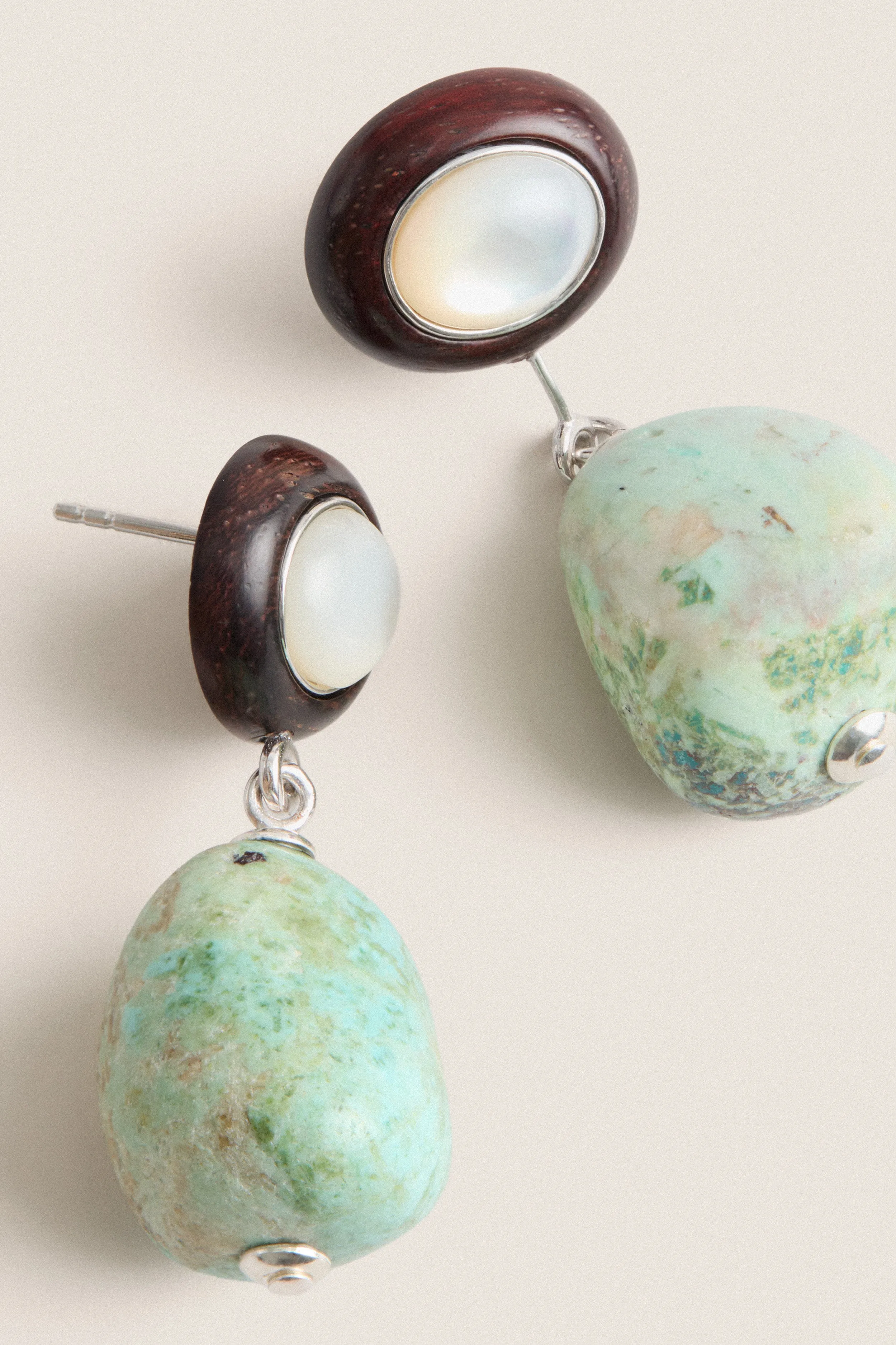 Tuckernuck x Lizzie Fortunato Turquoise Laurel Earrings sold by Tuckernuck product image thumbnail 4