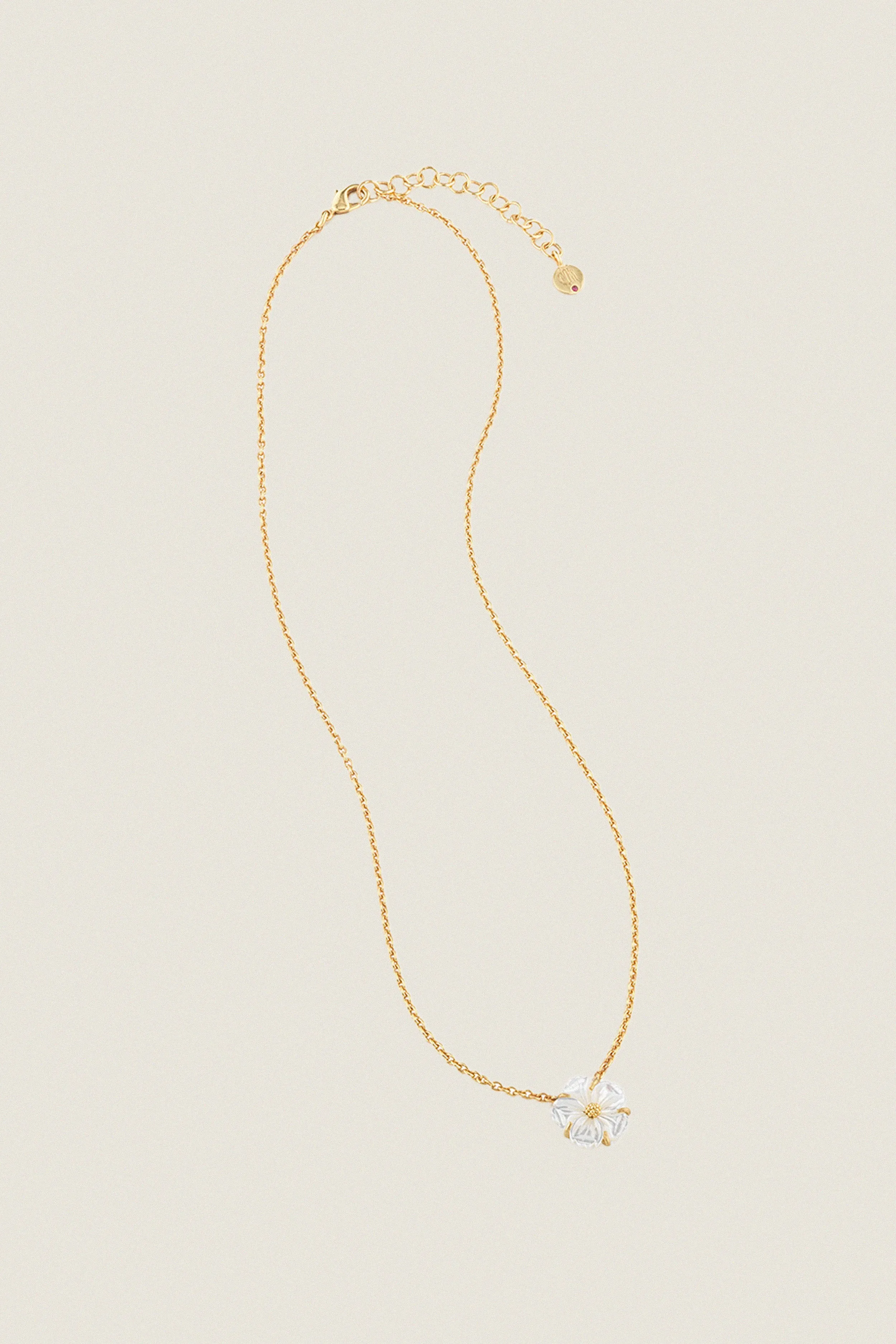 Mother of Pearl Meadow Garden Petite Station Necklace sold by Tuckernuck product image thumbnail 3