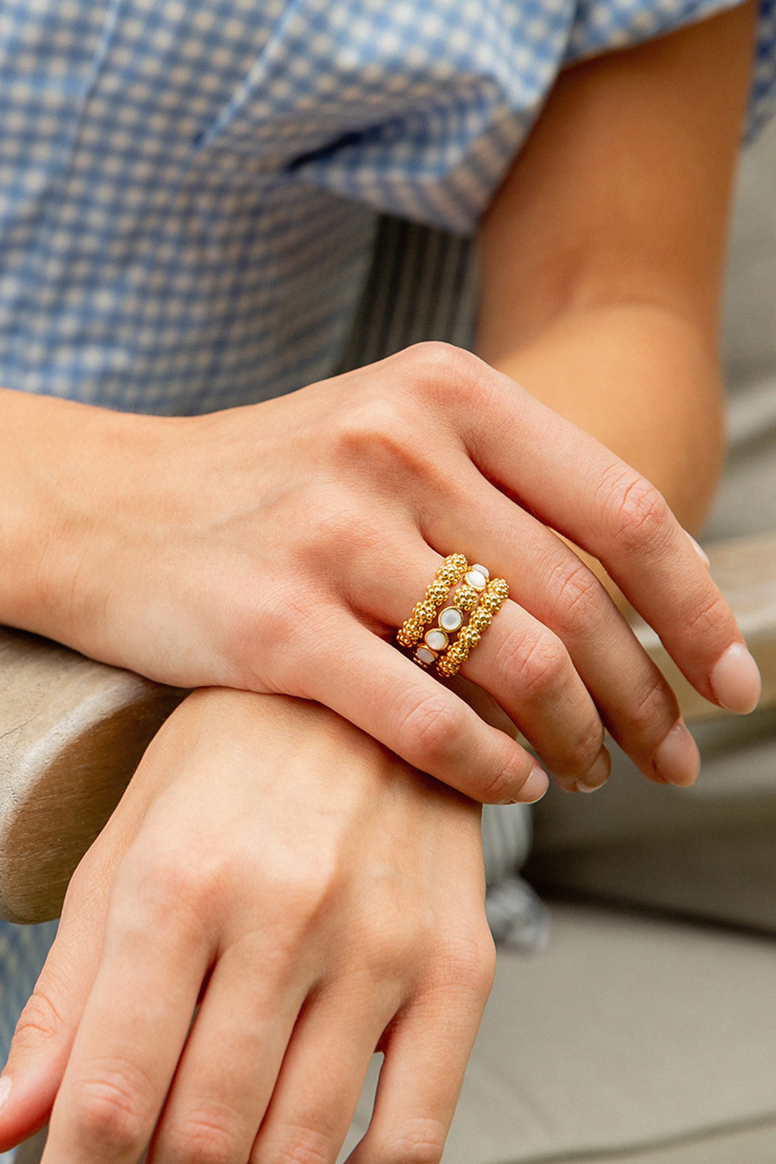 Gold Berry Icon Ring sold by Tuckernuck product image thumbnail 4