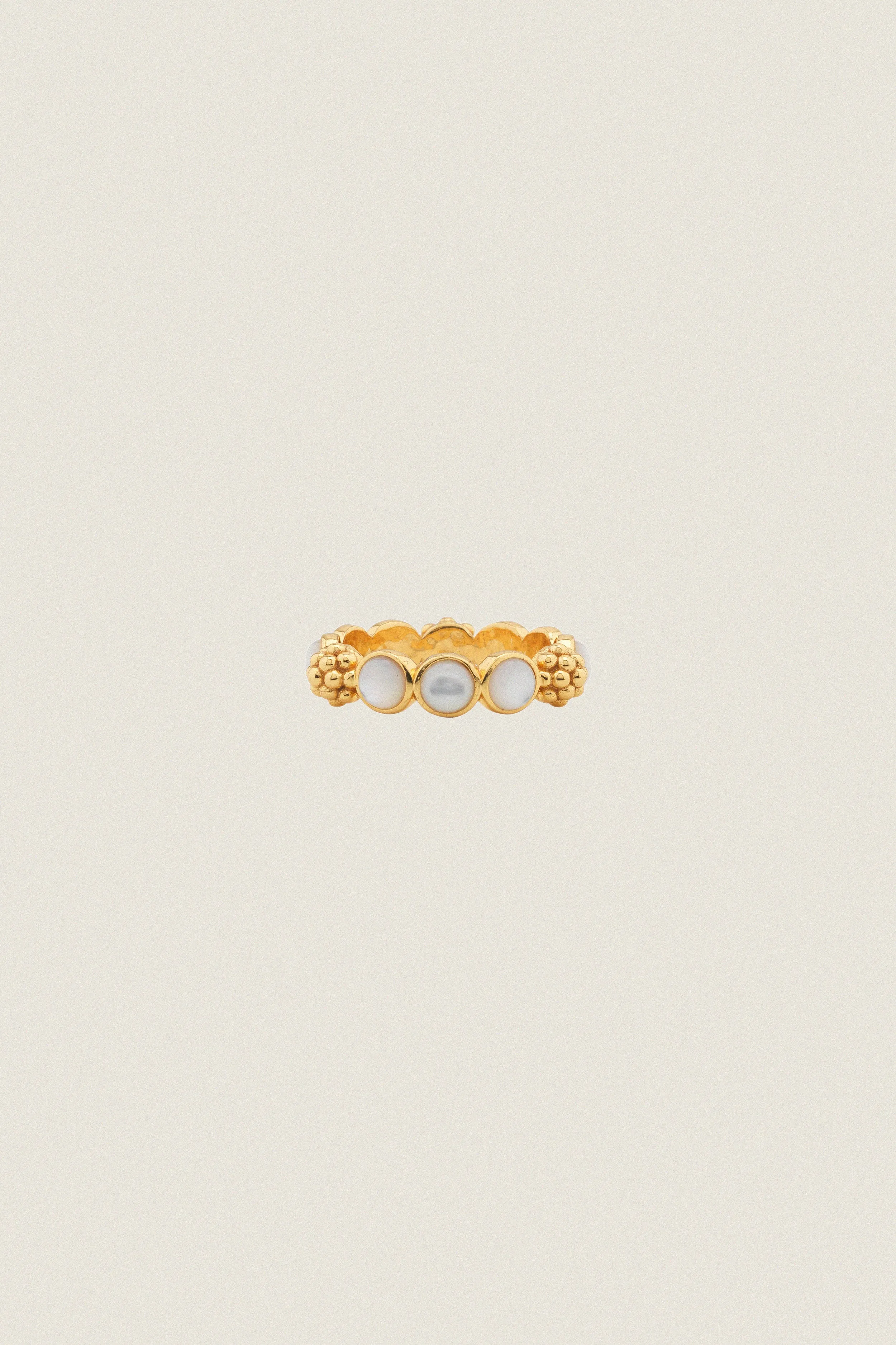 Mother of Pearl Berry Gem Ring sold by Tuckernuck