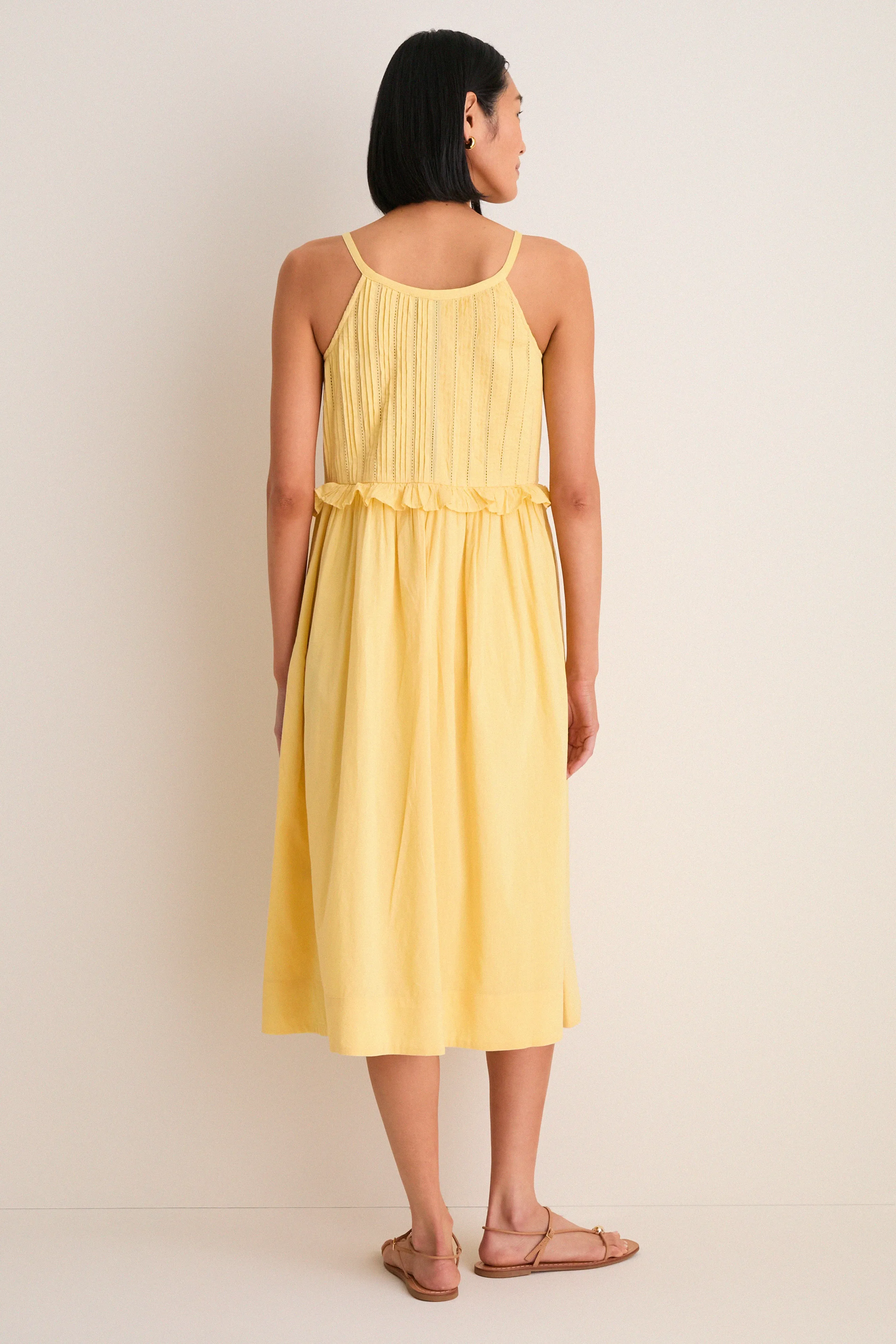 Yellow Alberte Solid Tank Dress sold by Tuckernuck product image thumbnail 4