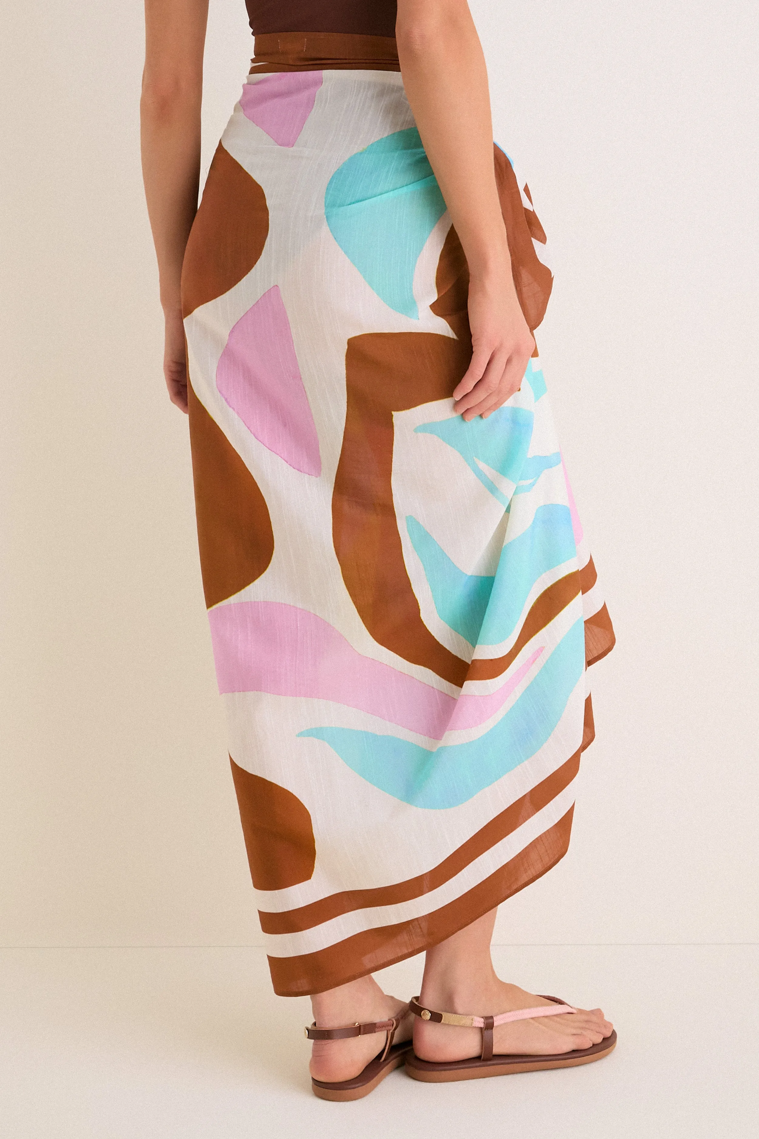 Coast Colorblock Samara Sarong sold by Tuckernuck product image thumbnail 4