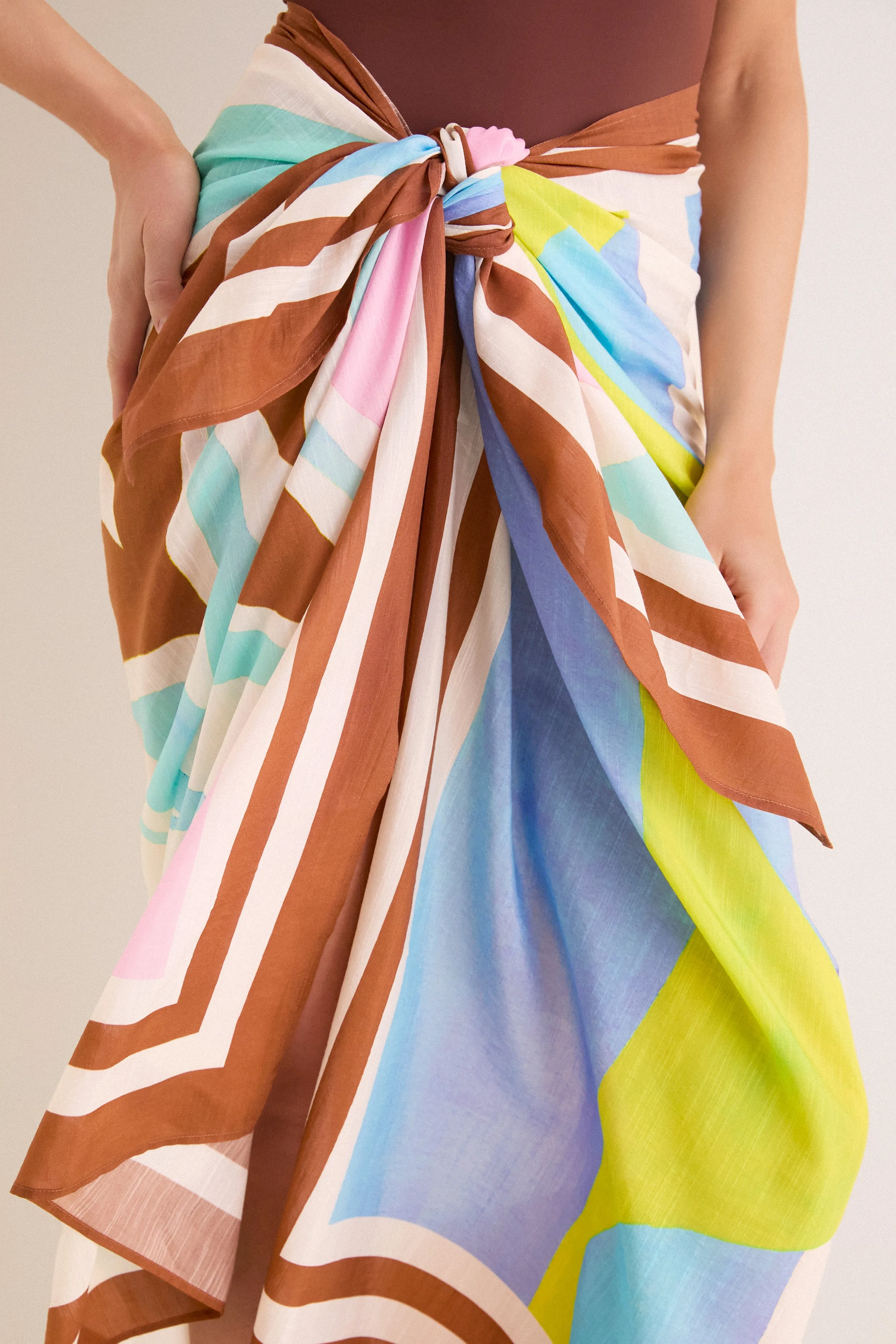 Coast Colorblock Samara Sarong sold by Tuckernuck product image thumbnail 5