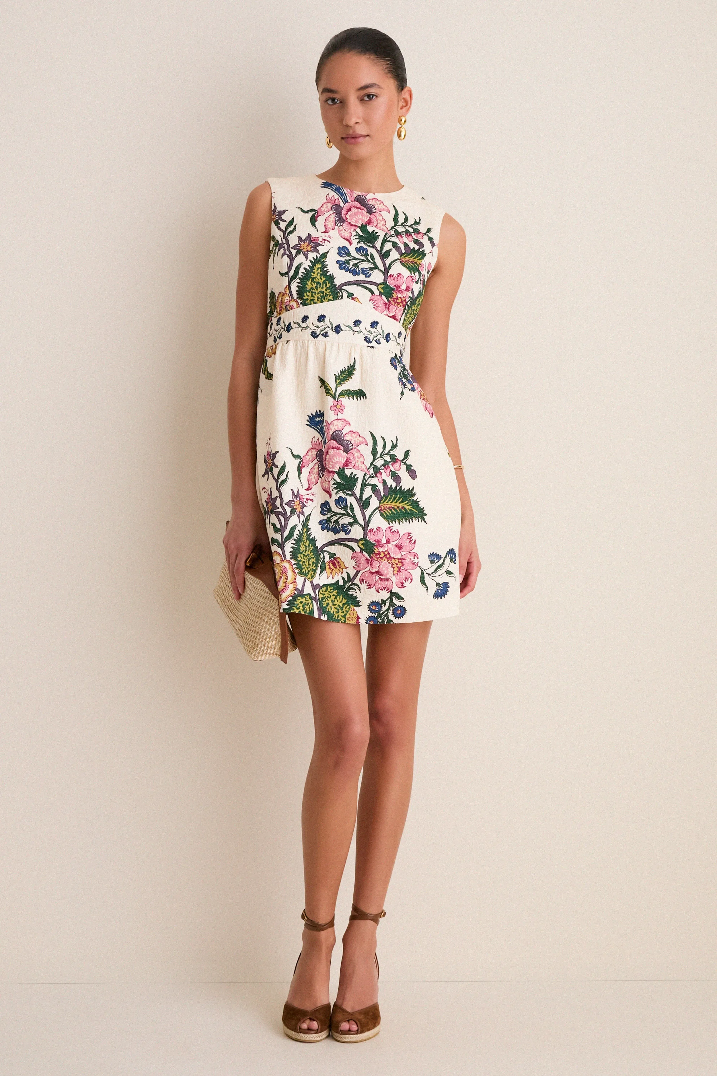 Belle Bouquet Jacquard Victorie Mini Dress sold by Tuckernuck product image thumbnail 2