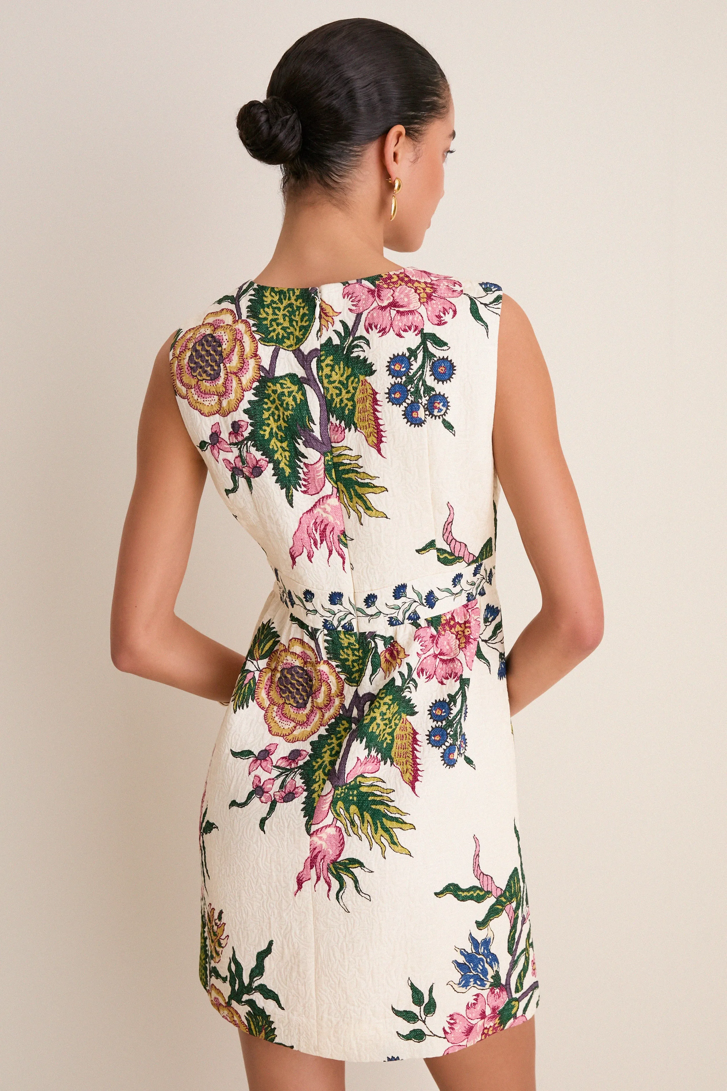 Belle Bouquet Jacquard Victorie Mini Dress sold by Tuckernuck product image thumbnail 4