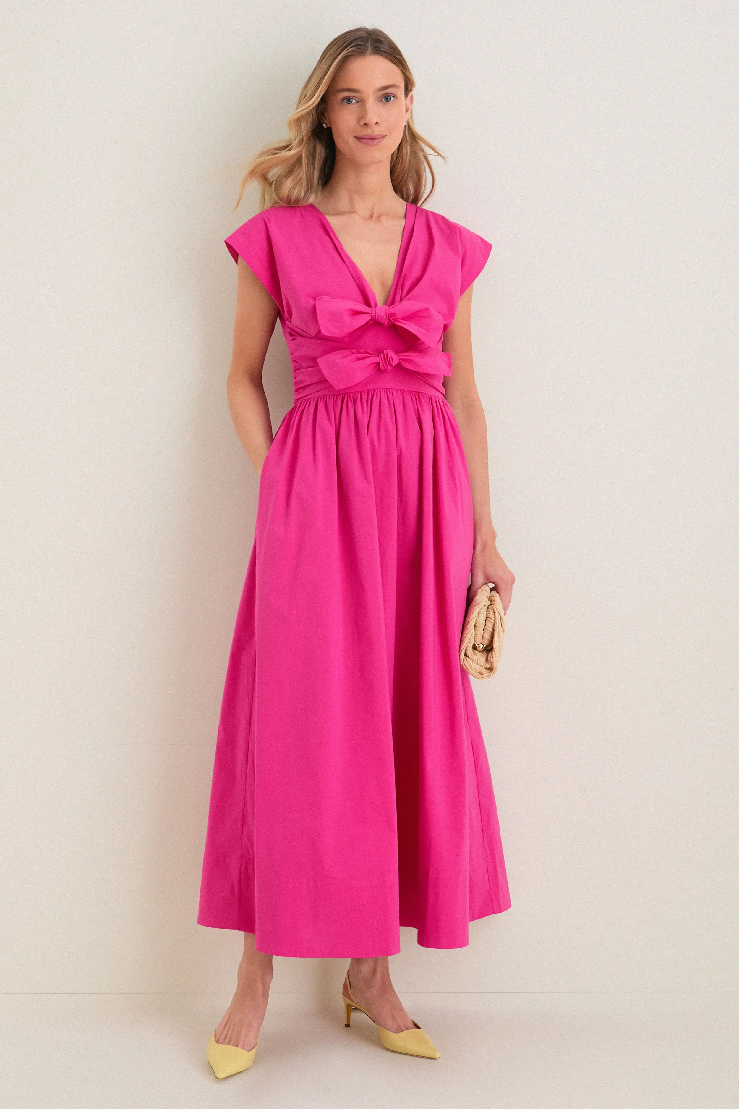 Fuchsia Calista Dress sold by Tuckernuck product image thumbnail 2