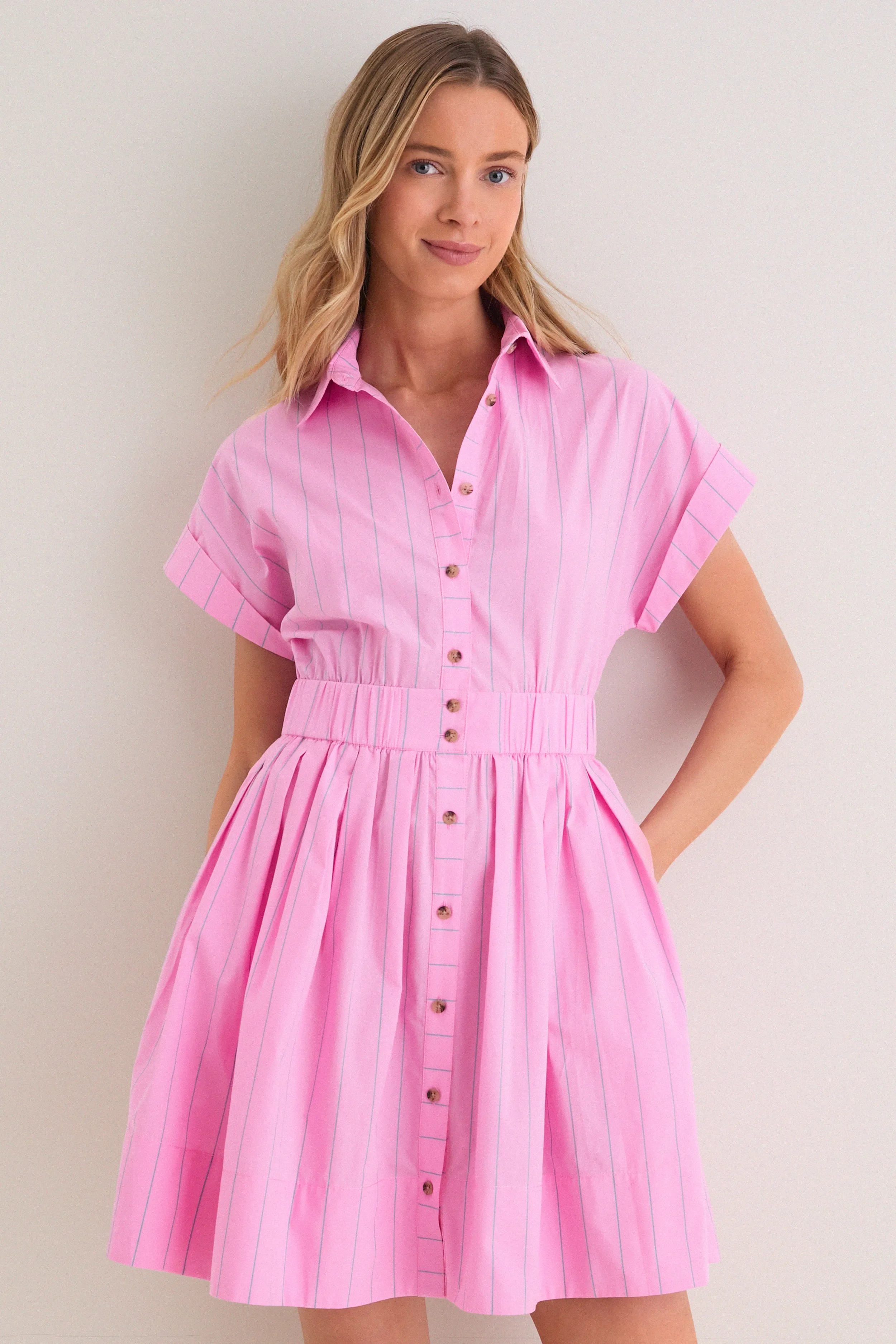 Watermelon Stripe Howard Dress sold by Tuckernuck
