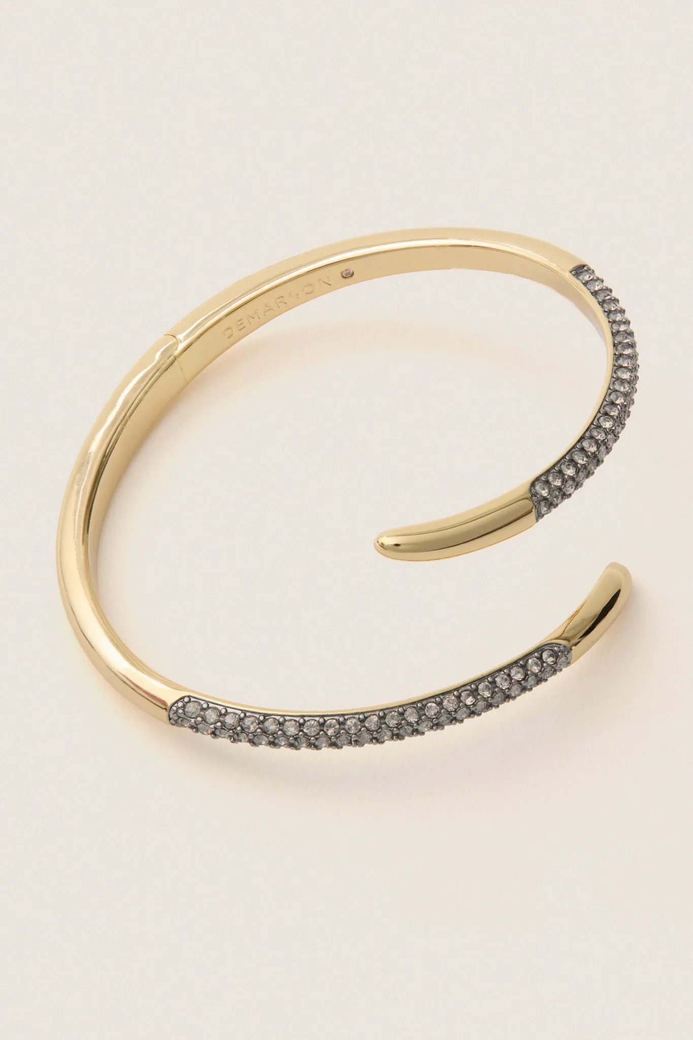 Gold, Gunmetal and Crystal Vesey Cuff sold by Tuckernuck product image thumbnail 3