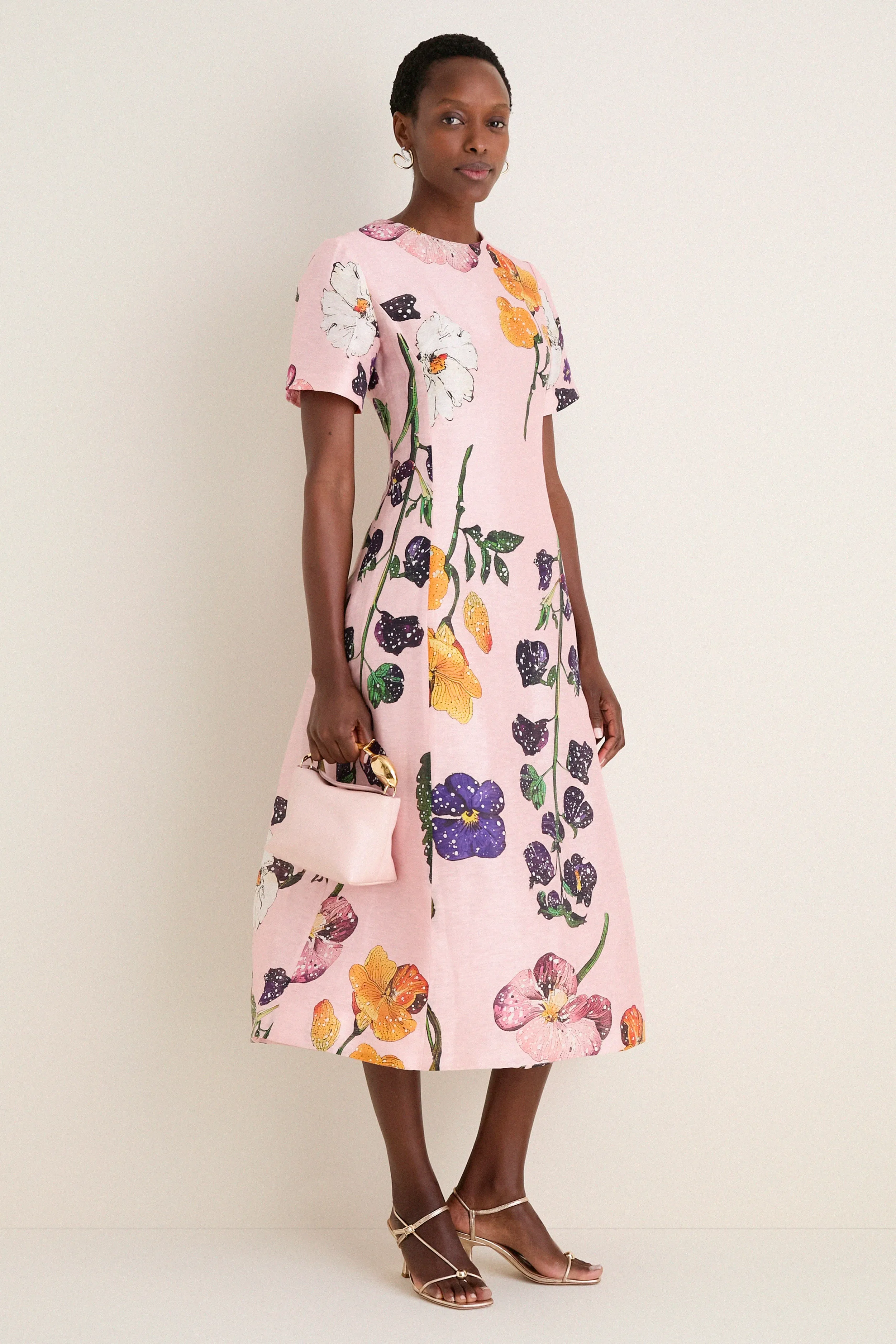 Gold, Silver and Crystal Bowery Earrings sold by Tuckernuck product image thumbnail 4