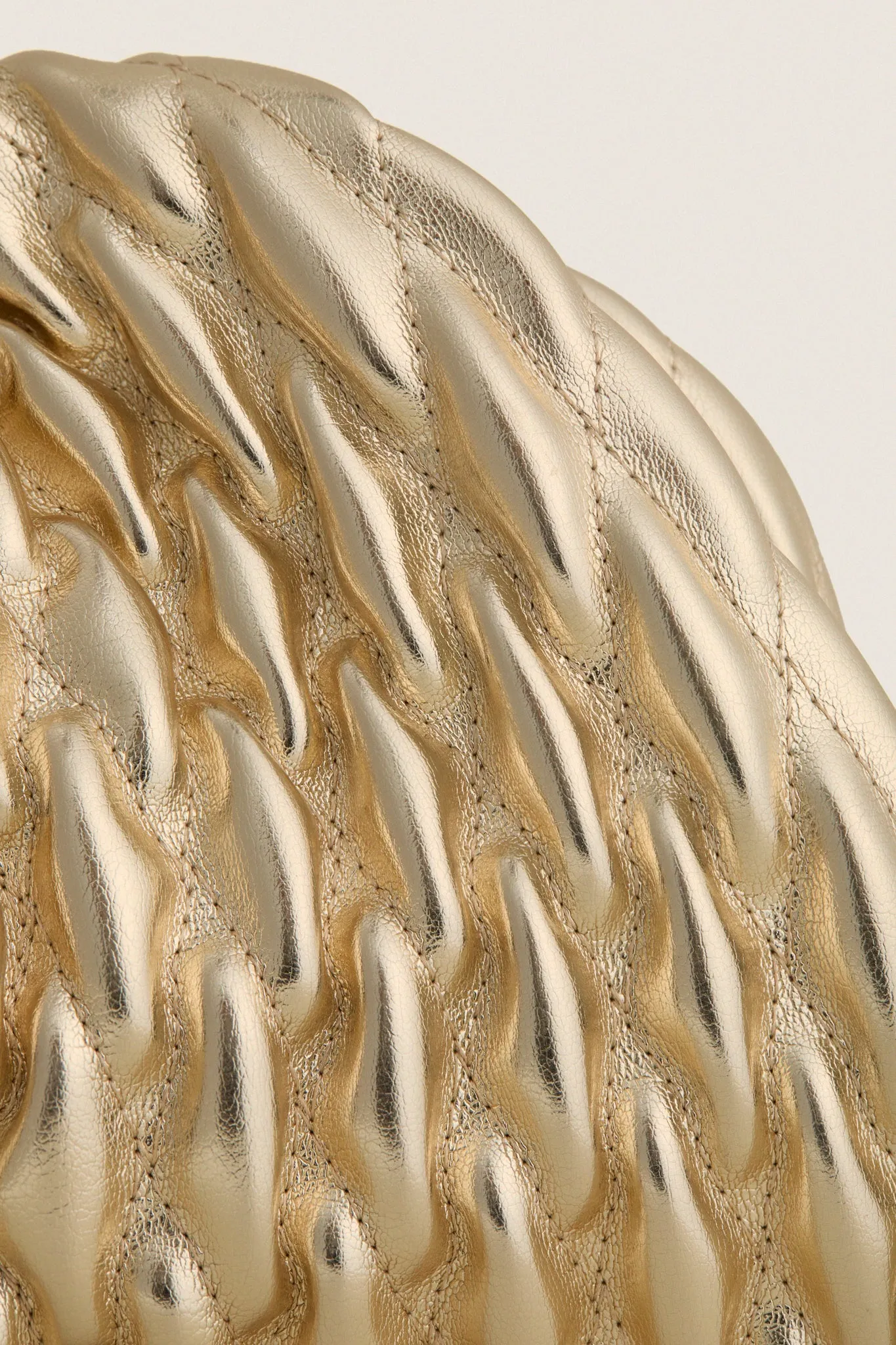 Gold Metallic Lacey Clutch Bag sold by Tuckernuck product image thumbnail 5