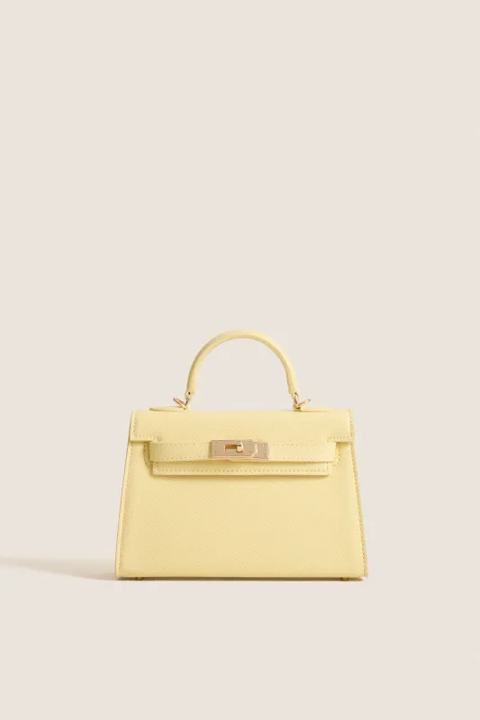 Exclusive Yellow Hariette Handle Bag sold by Tuckernuck