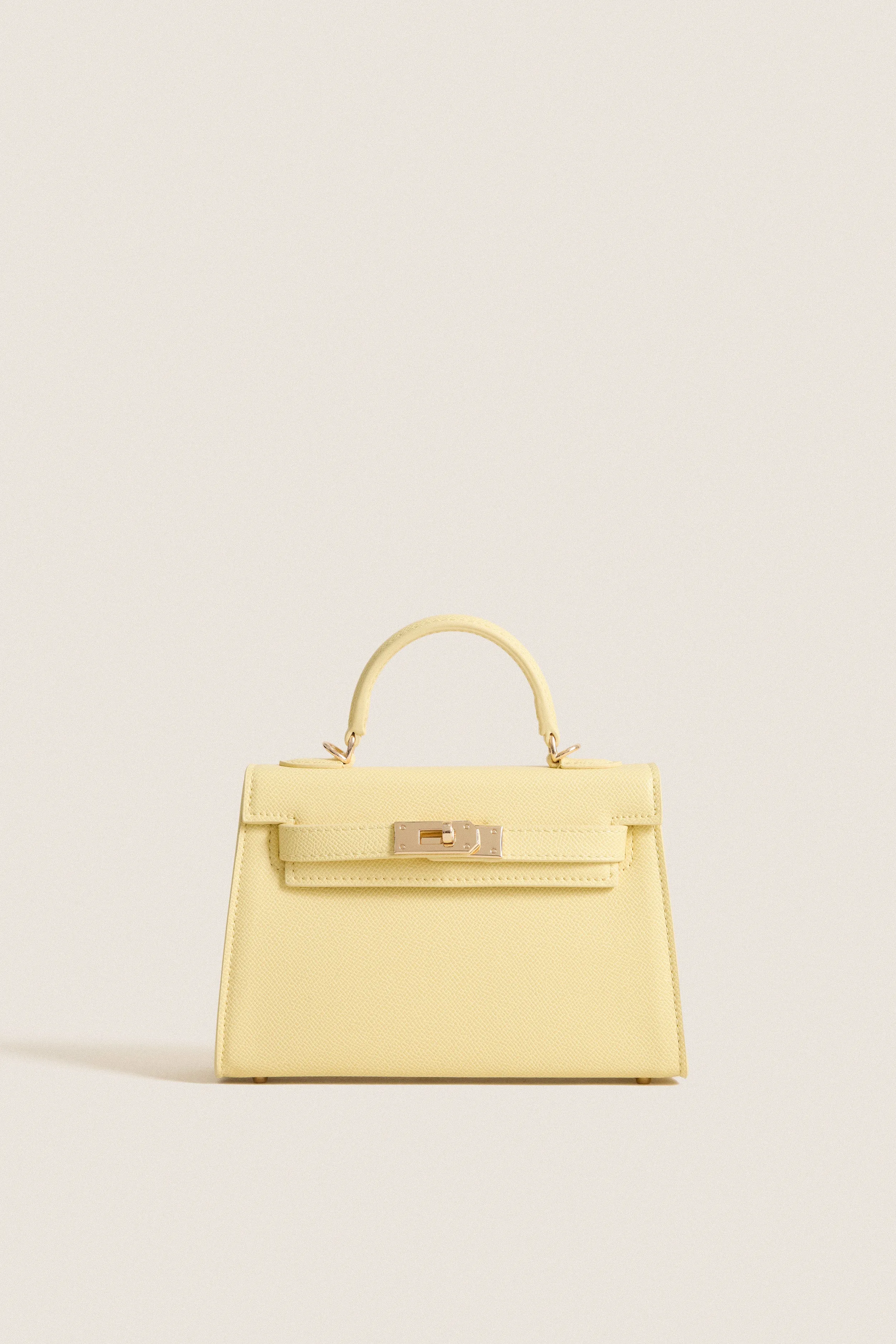 Exclusive Yellow Hariette Handle Bag sold by Tuckernuck