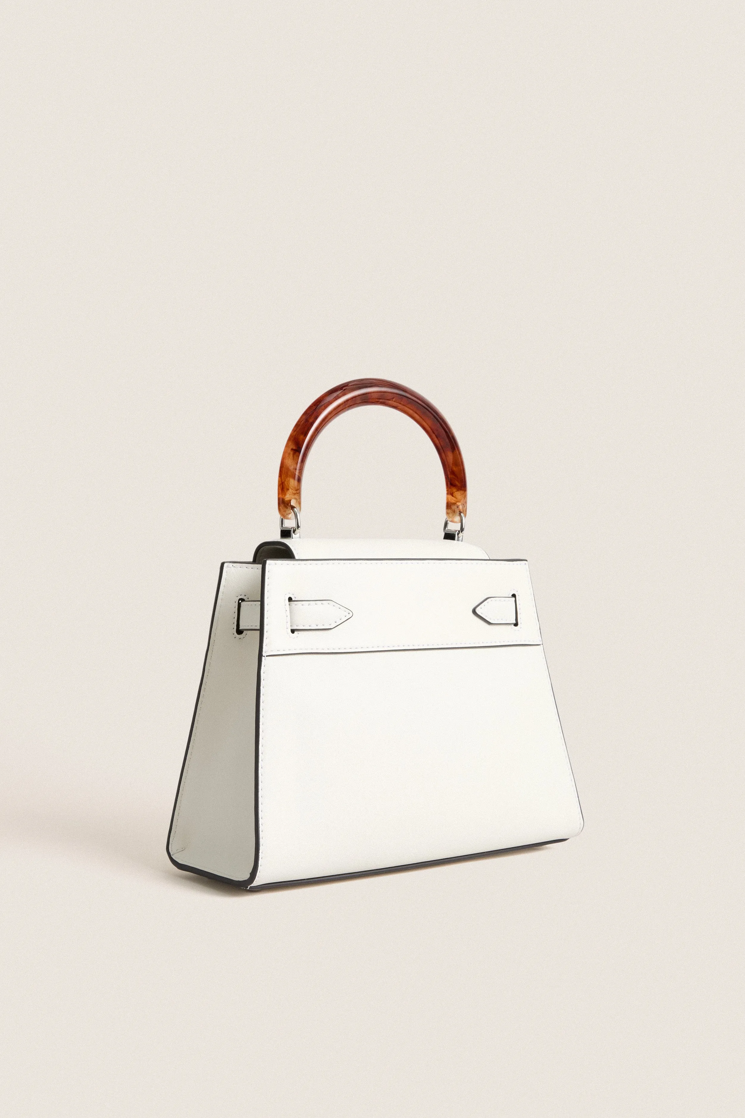 Off White Resin Veronica Beard Dash Top Handle sold by Tuckernuck product image thumbnail 5