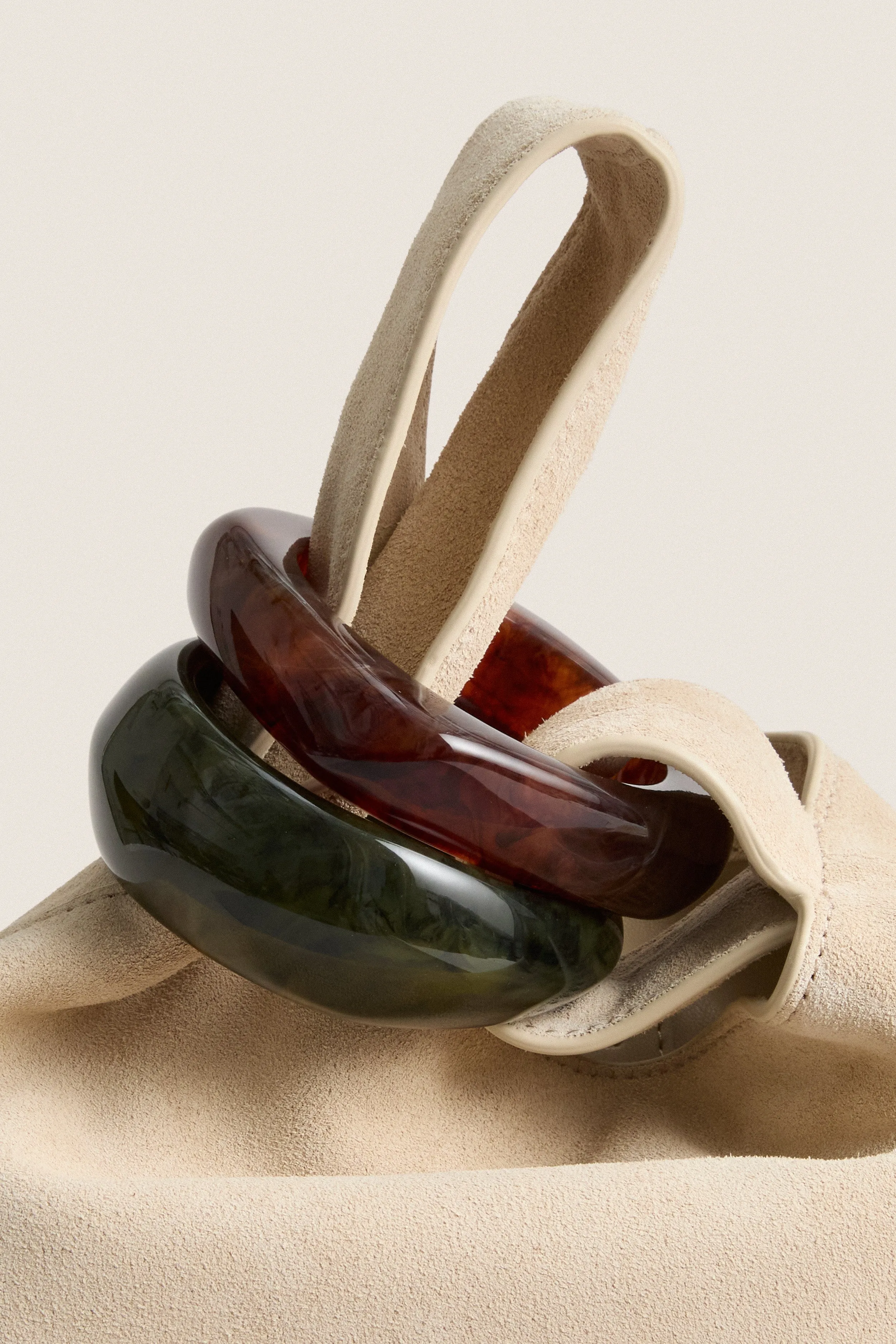 Stone Khaki Suede Veronica Beard Swing Bag sold by Tuckernuck product image thumbnail 5