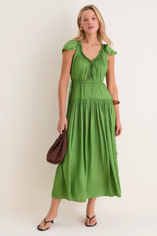Cactus Sienna Pintuck Maxi Dress sold by Tuckernuck