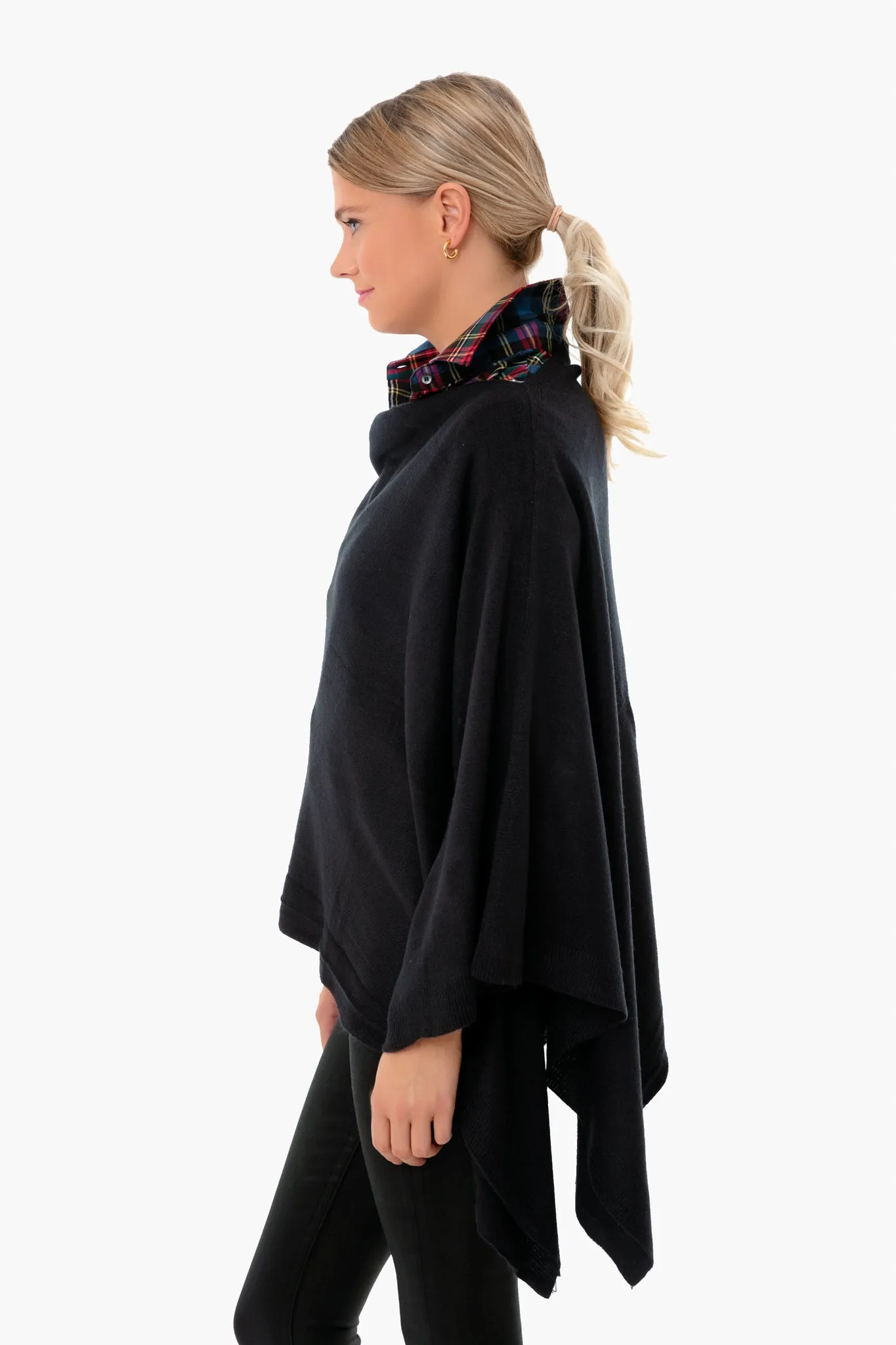 Black Monterey Poncho sold by Tuckernuck product image thumbnail 3