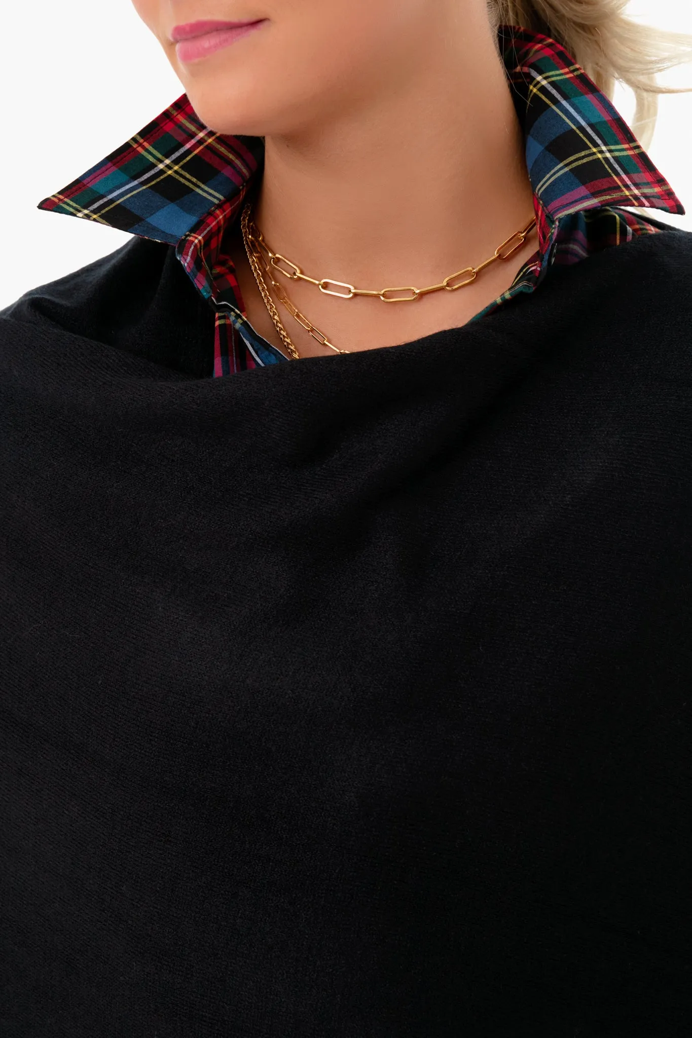 Black Monterey Poncho sold by Tuckernuck product image thumbnail 5