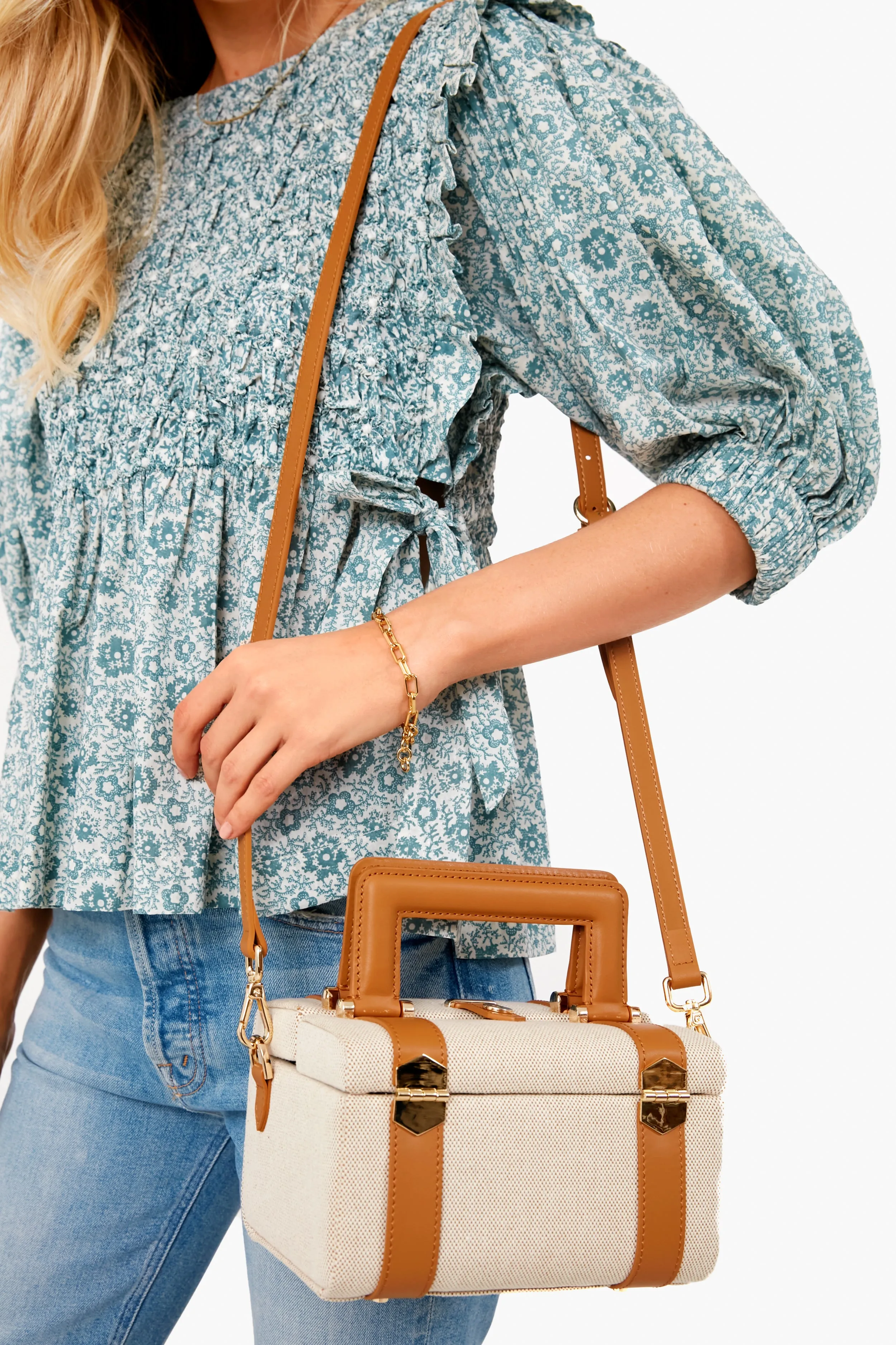 Scout Tan Valise Handbag sold by Tuckernuck product image thumbnail 2