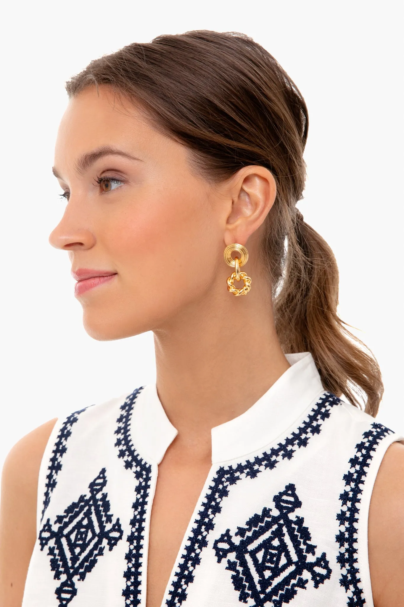 Gold Rush Earrings sold by Tuckernuck product image thumbnail 3