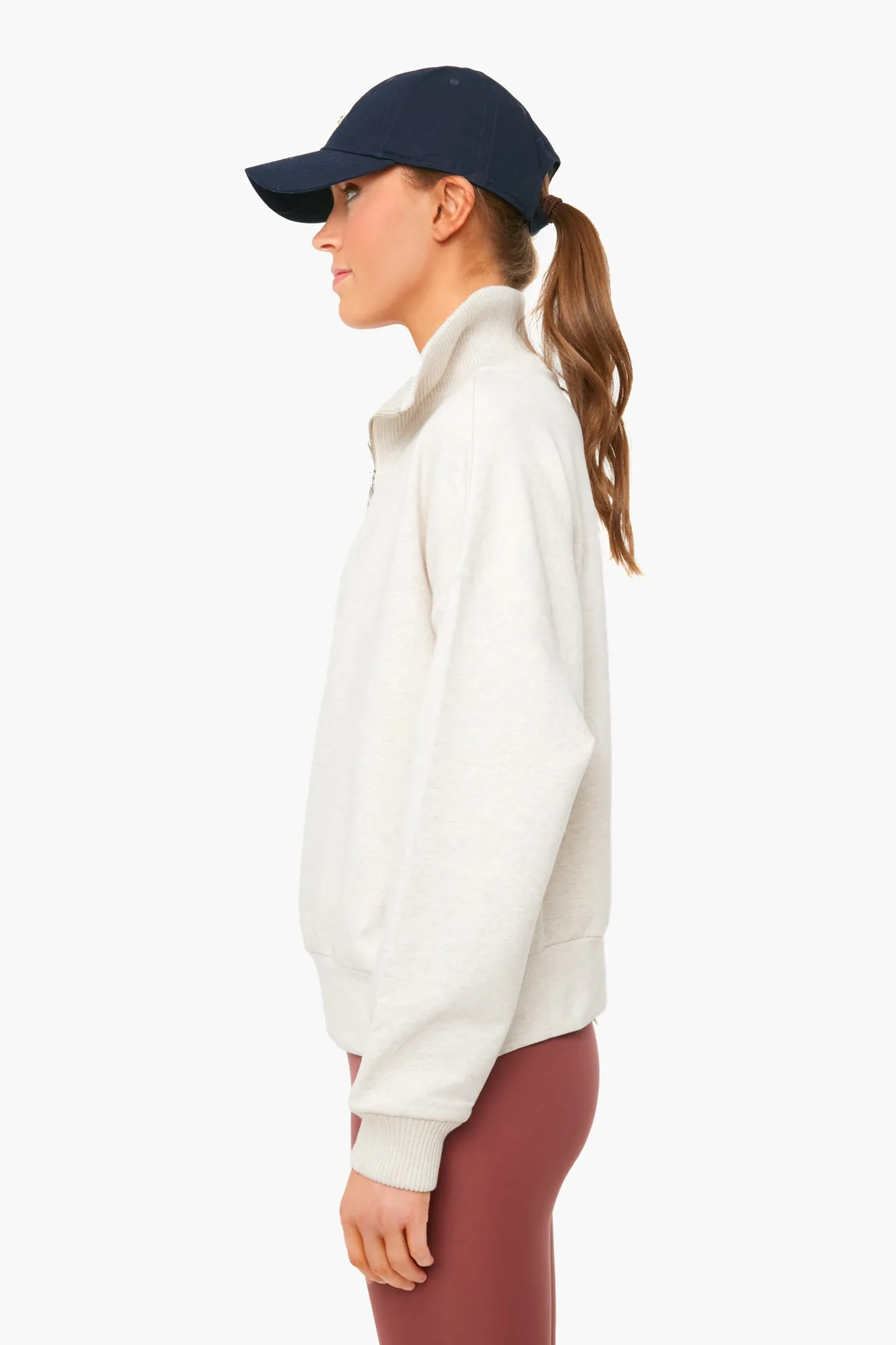 Ivory Marl Miller Sweat sold by Tuckernuck product image thumbnail 3