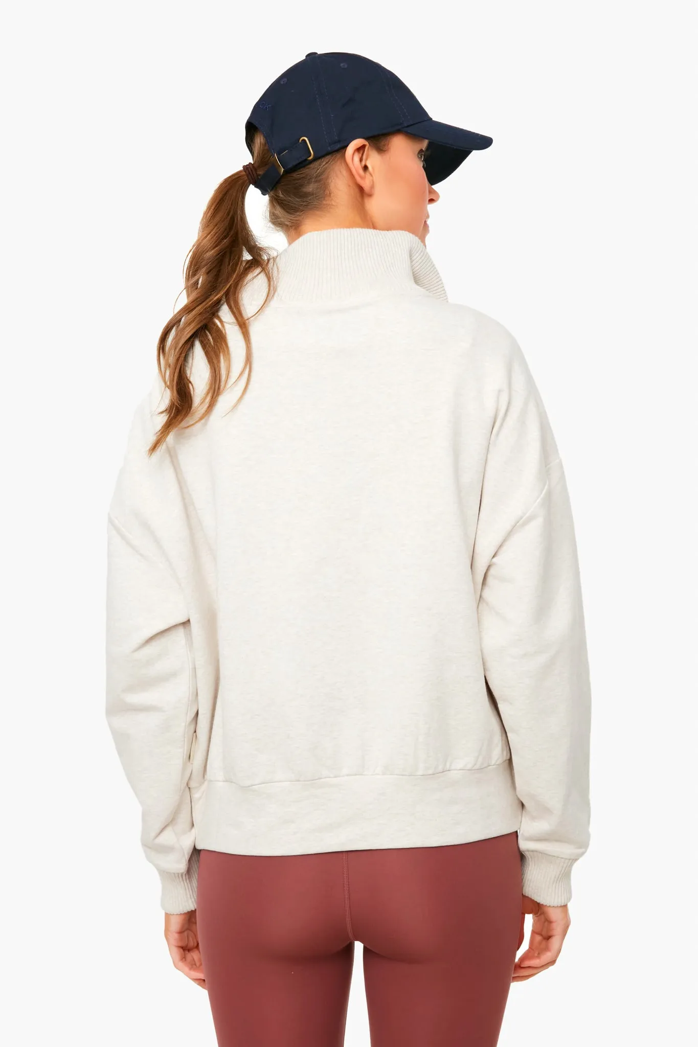 Ivory Marl Miller Sweat sold by Tuckernuck product image thumbnail 4
