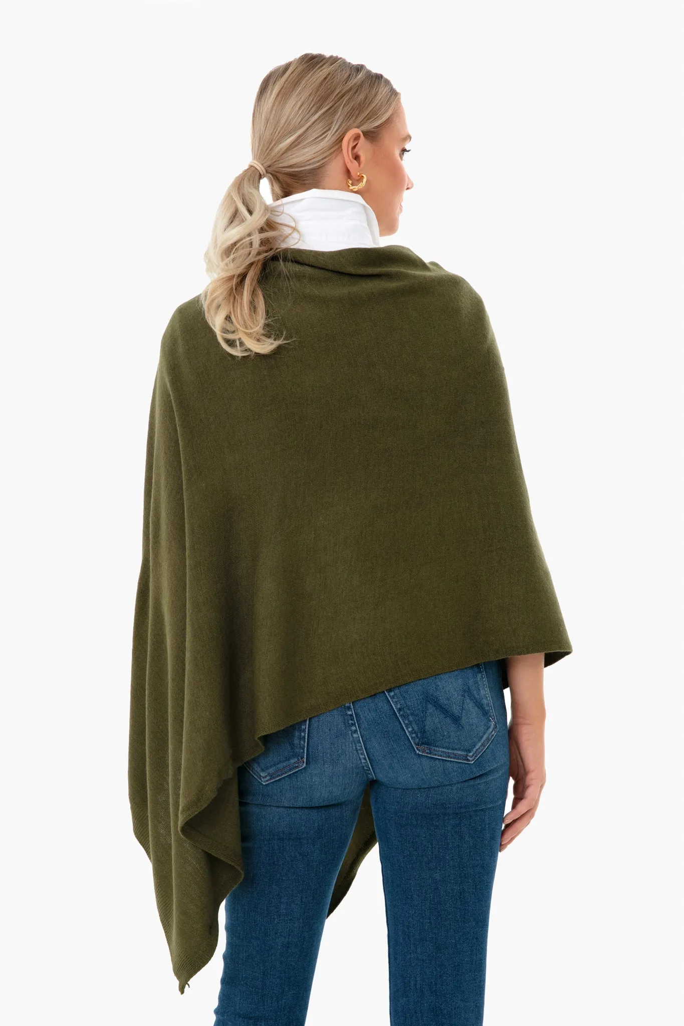 Army Green Monterey Poncho sold by Tuckernuck product image thumbnail 3