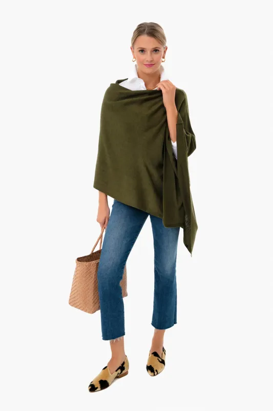 Army Green Monterey Poncho sold by Tuckernuck
