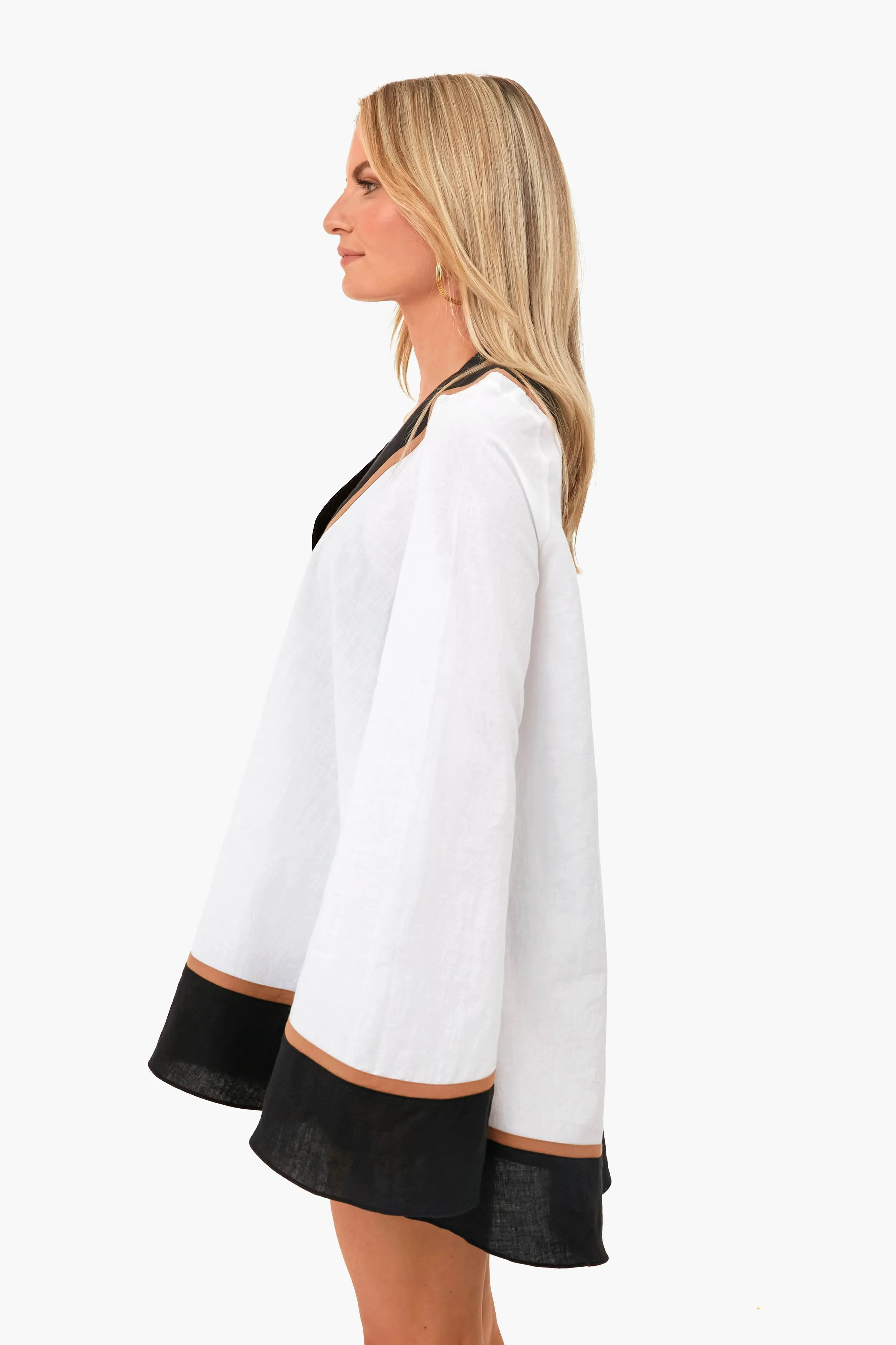 Colorblock Linen Cassia Coverup sold by Tuckernuck product image thumbnail 3