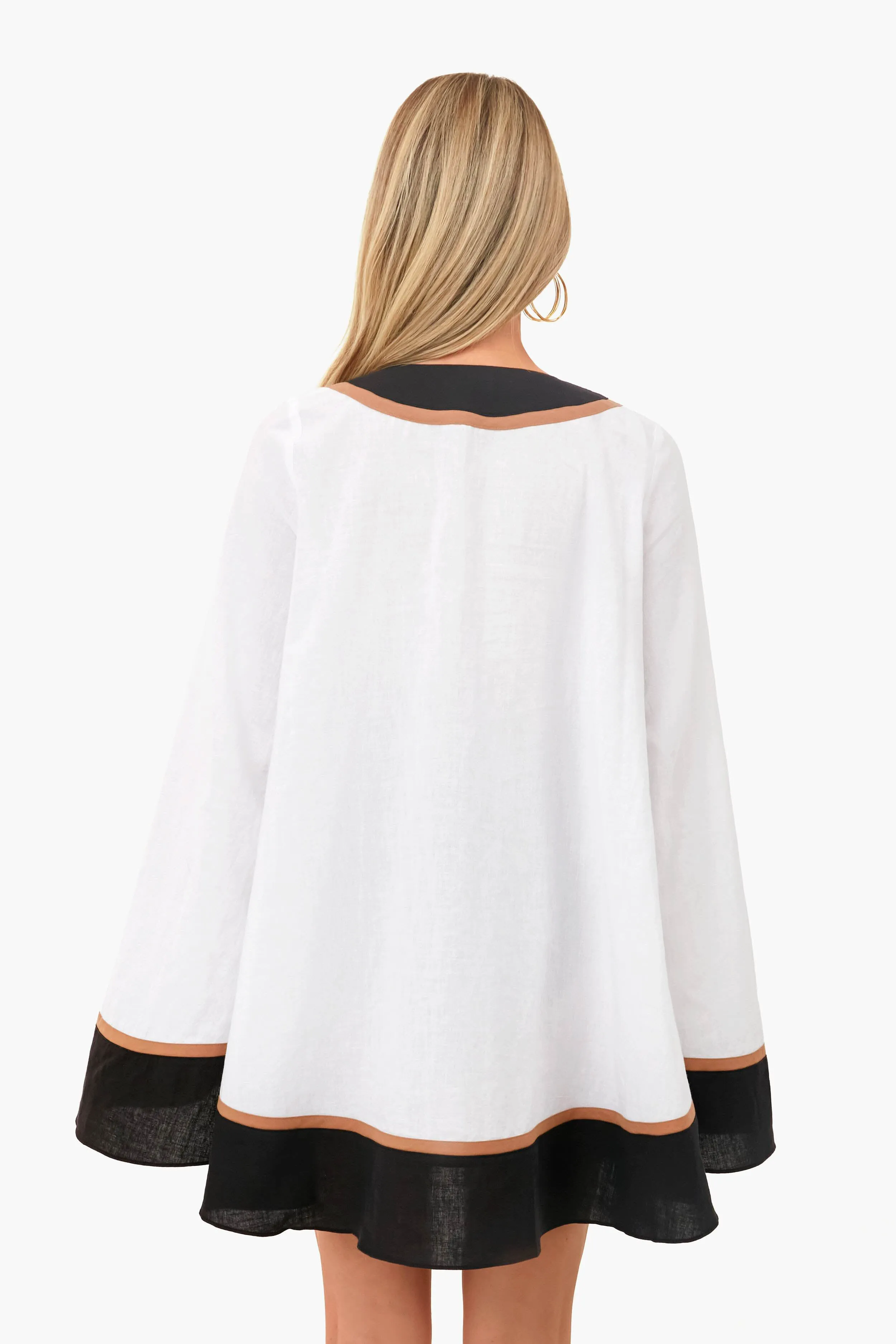 Colorblock Linen Cassia Coverup sold by Tuckernuck product image thumbnail 4