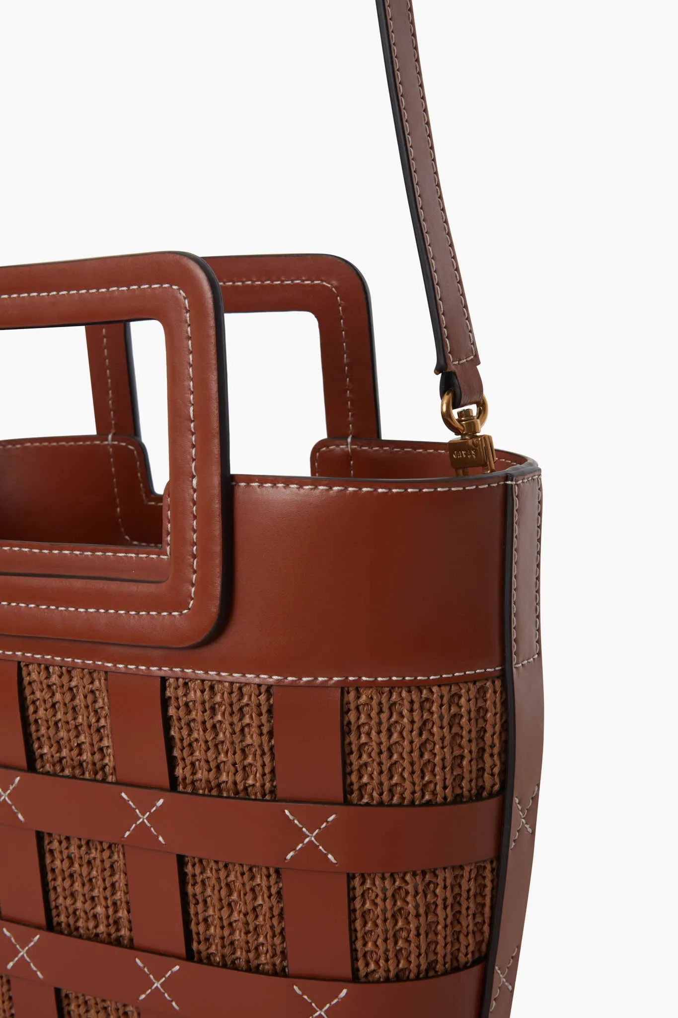 Tan Raffia Mini Shirley Bag sold by Tuckernuck product image thumbnail 4