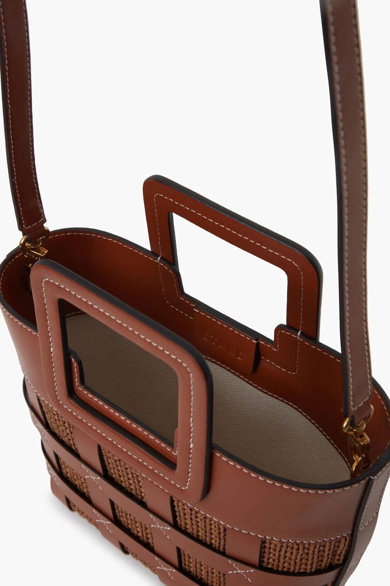 Tan Raffia Mini Shirley Bag sold by Tuckernuck product image thumbnail 5