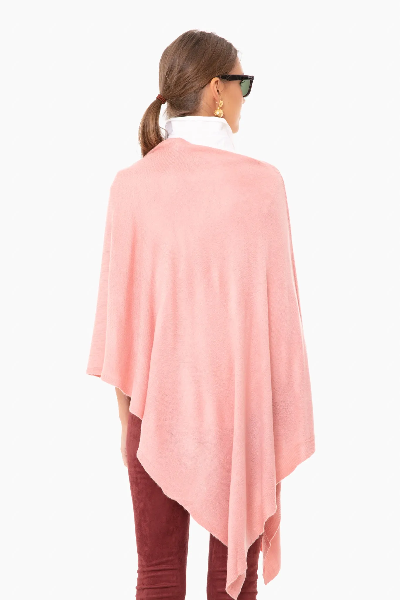 Blush Pink Monterey Poncho sold by Tuckernuck product image thumbnail 3
