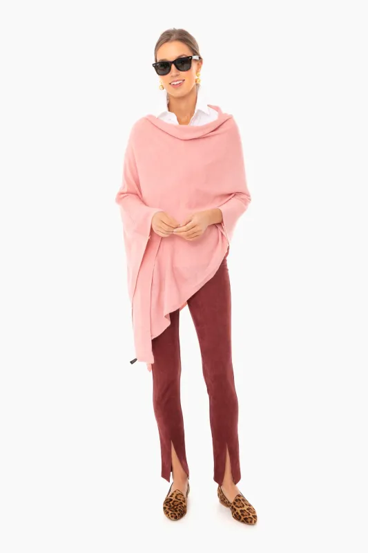 Blush Pink Monterey Poncho sold by Tuckernuck