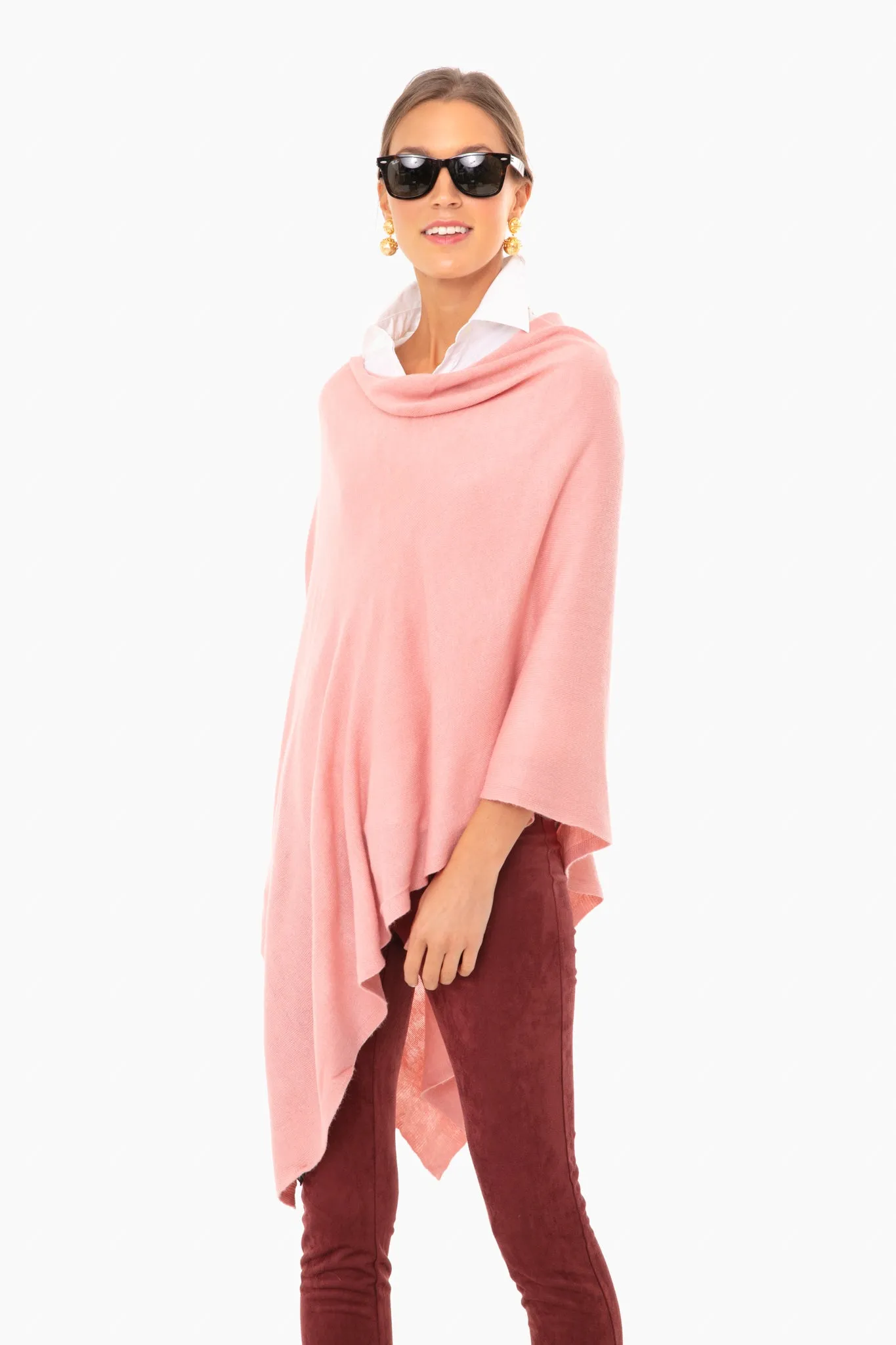 Blush Pink Monterey Poncho sold by Tuckernuck product image thumbnail 2