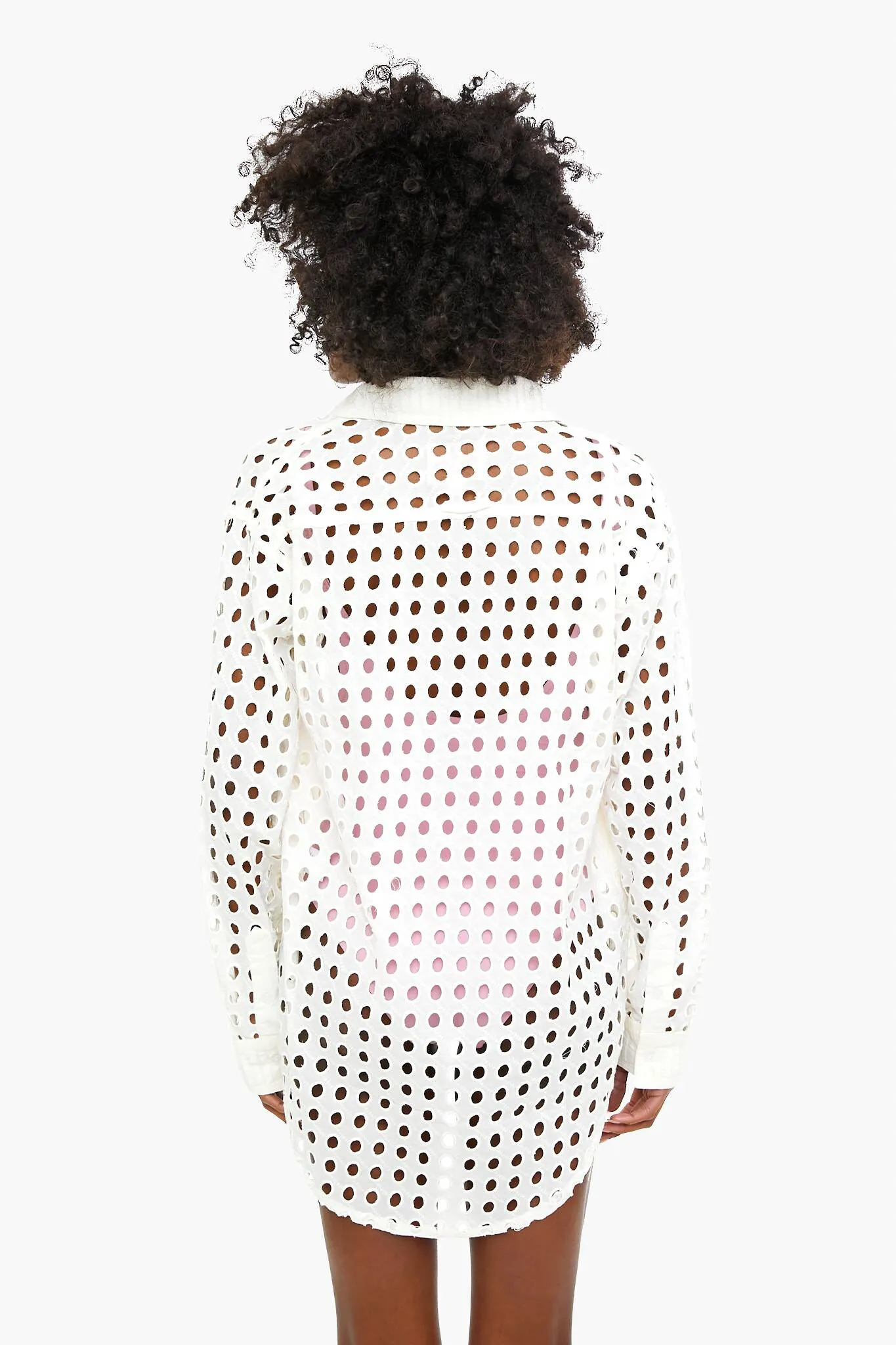 Marshmallow Eyelet Oxford Tunic sold by Tuckernuck product image thumbnail 4