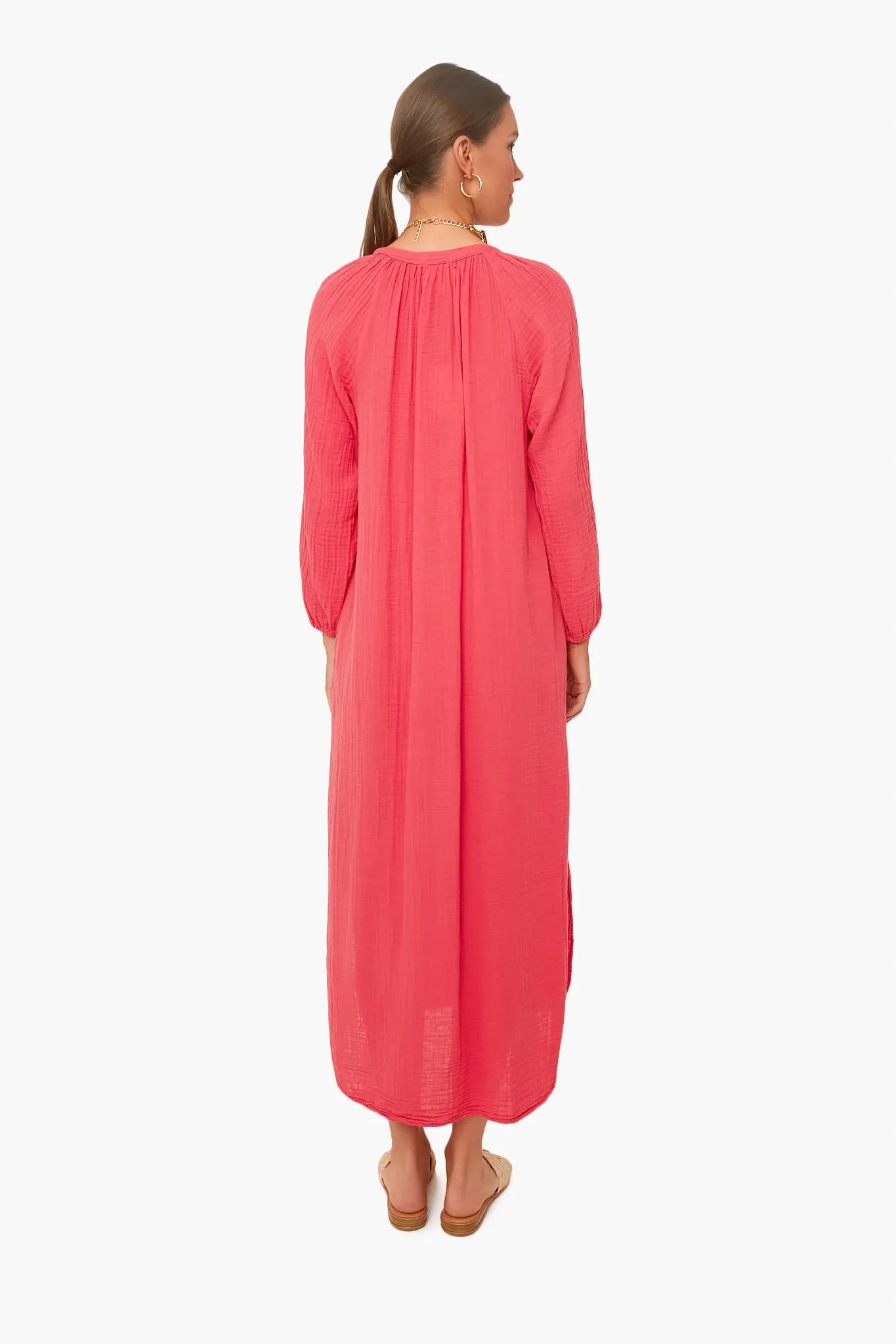 Rose Coral Irys Dress sold by Tuckernuck product image thumbnail 4